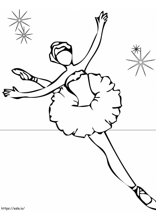 Ballet 1 coloring page