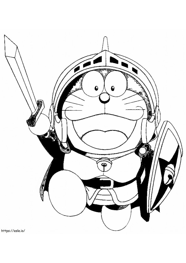1540782317 Doraemon By Sophia coloring page