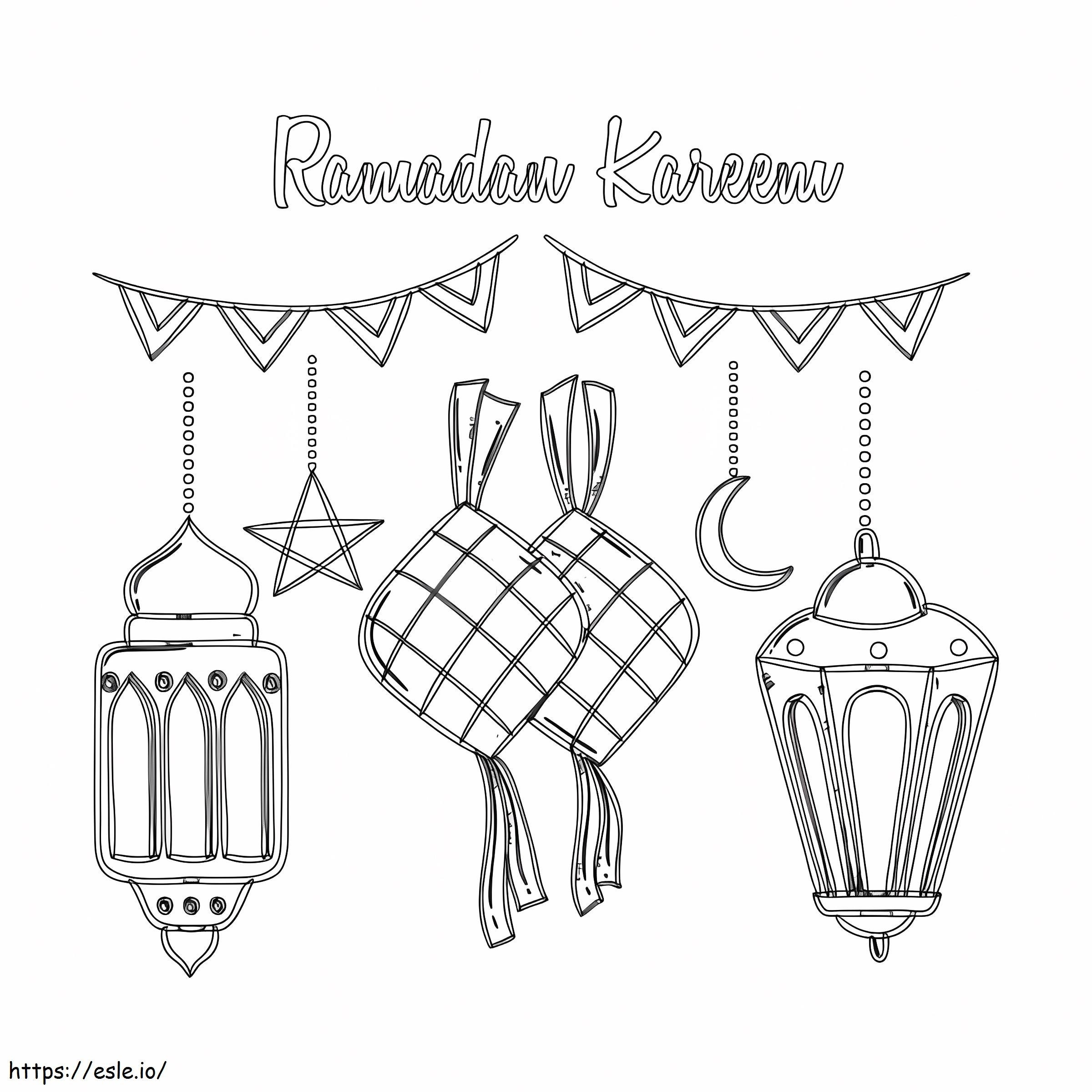 Ramadan 11 da colorare