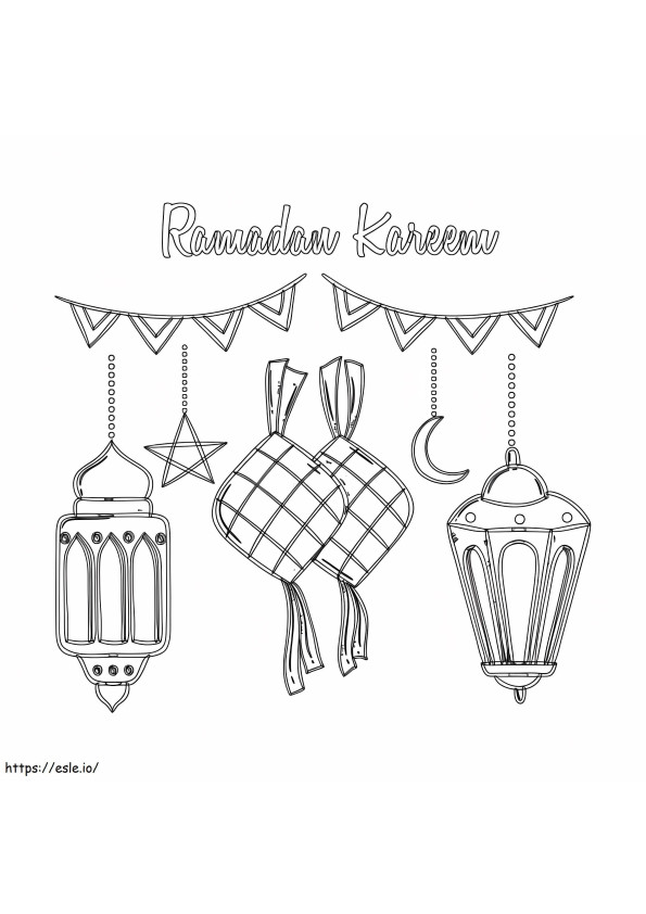 Ramadan 11 coloring page