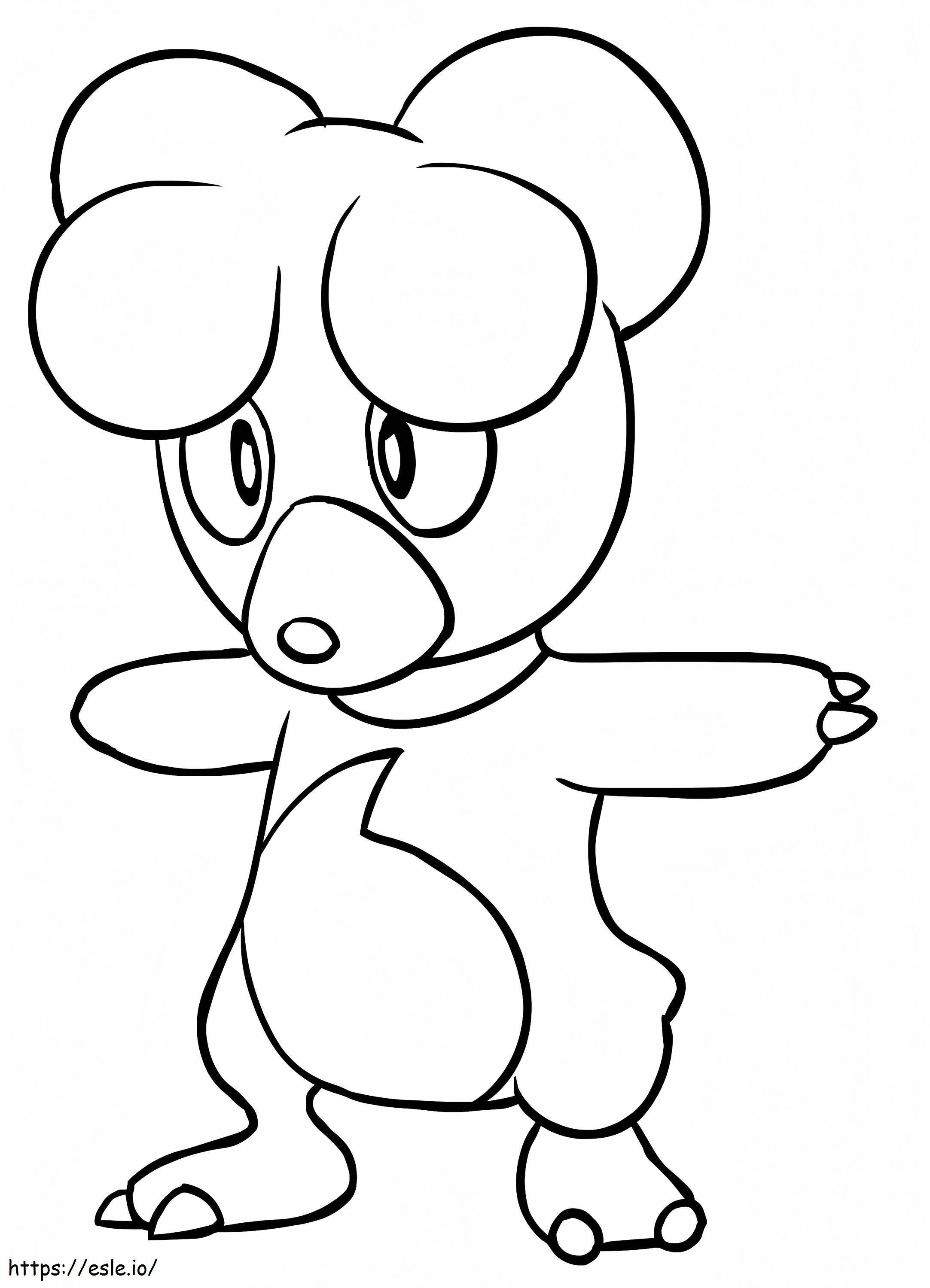 Printable Magby coloring page