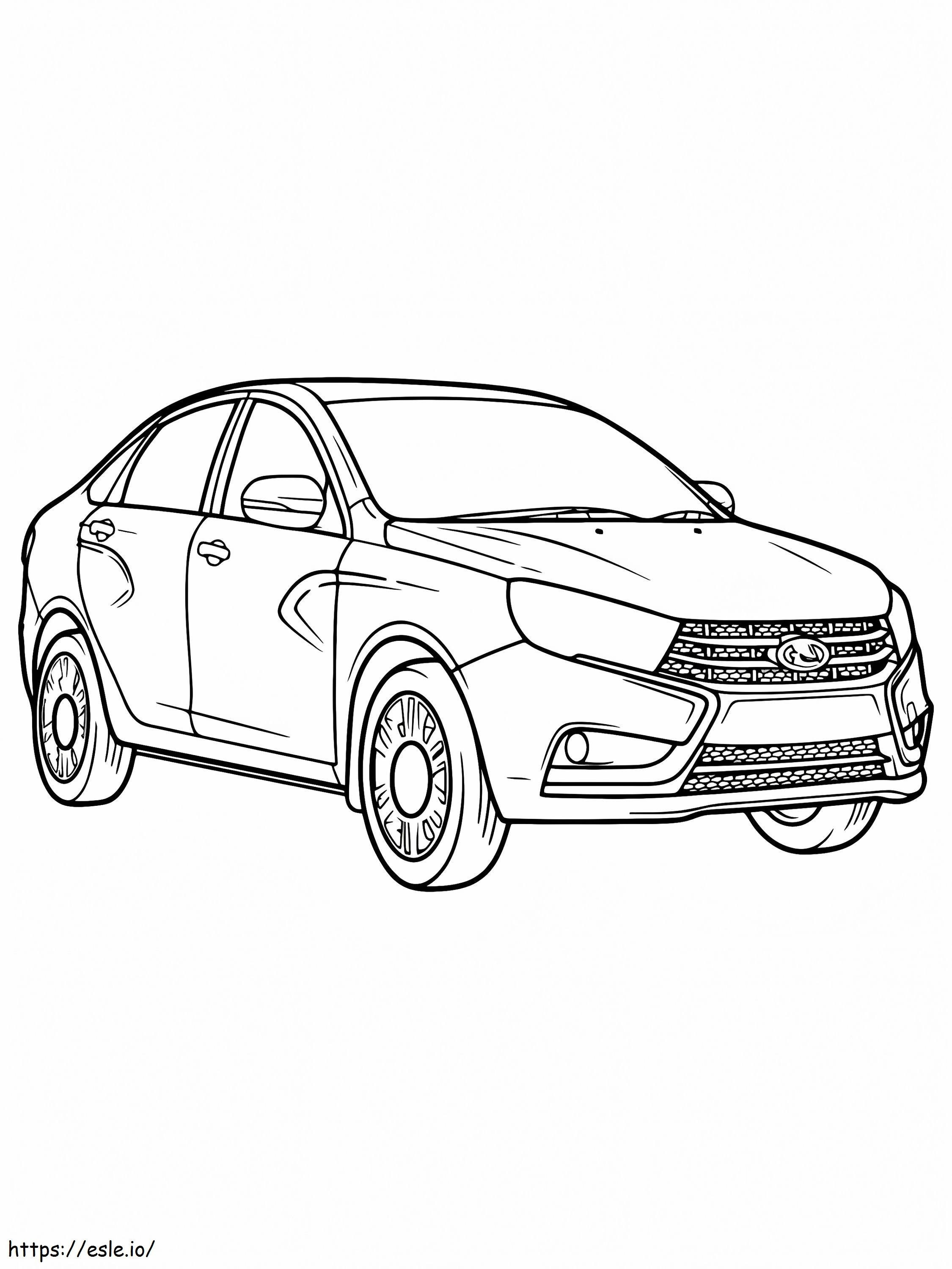 Fantastisches Liftback-Autodesign ausmalbilder
