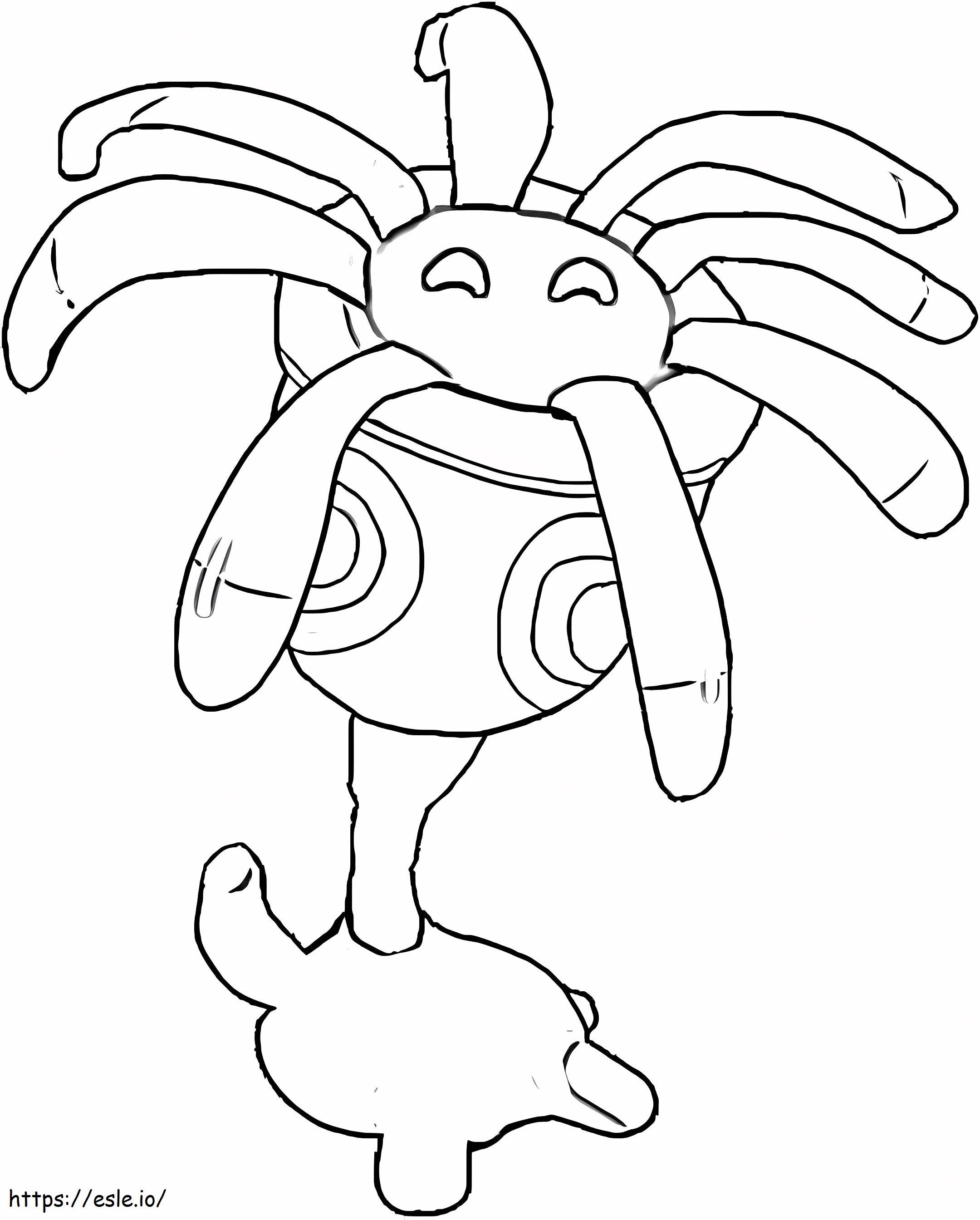 Printable Lileep Pokemon coloring page