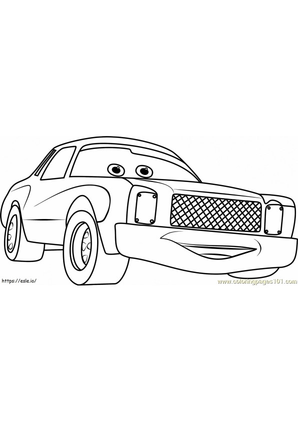 Coloriage 1530239156 Darrell Cartrip de Cars 31 à imprimer dessin