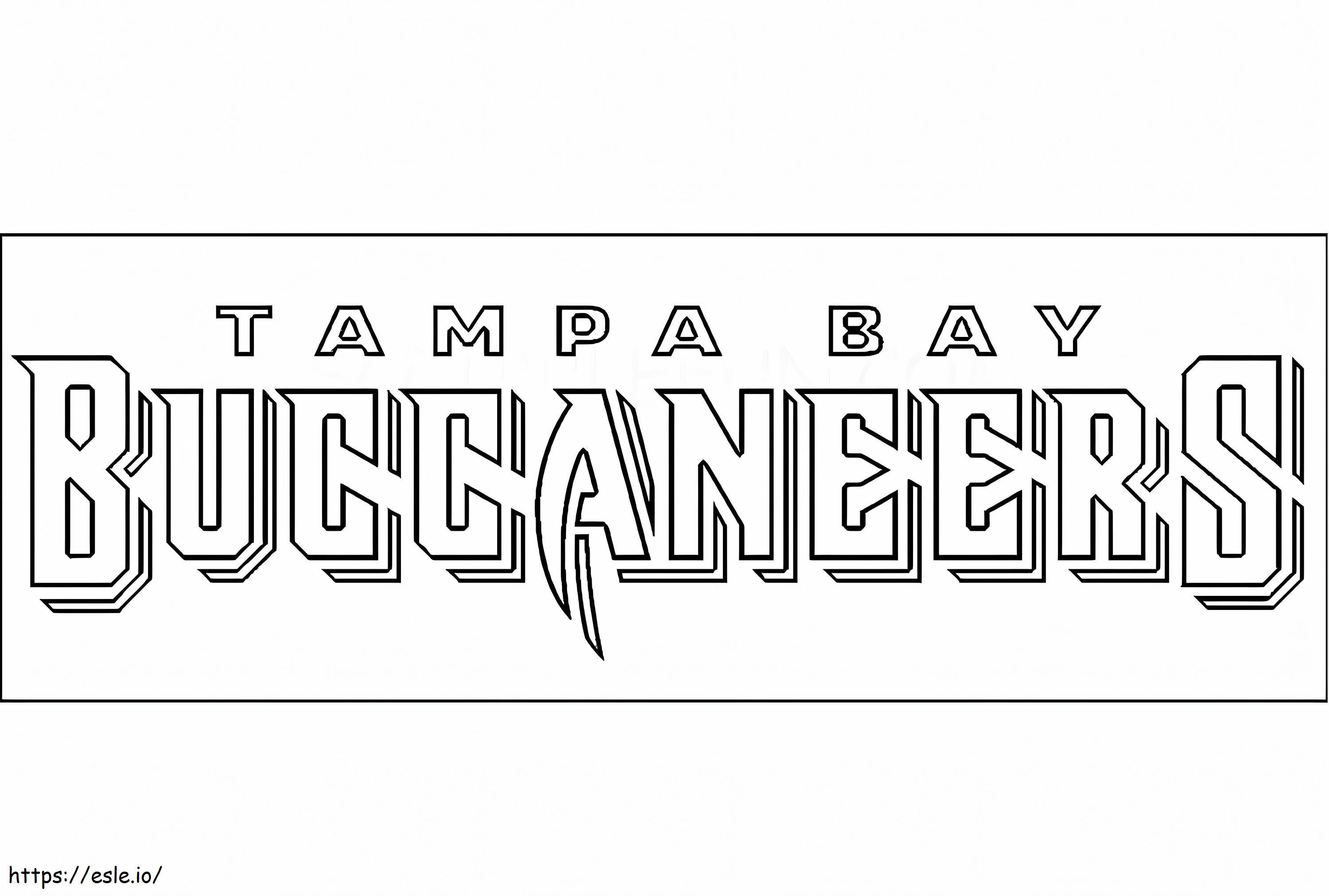 Tampa Bay Buccaneers 2 coloring page