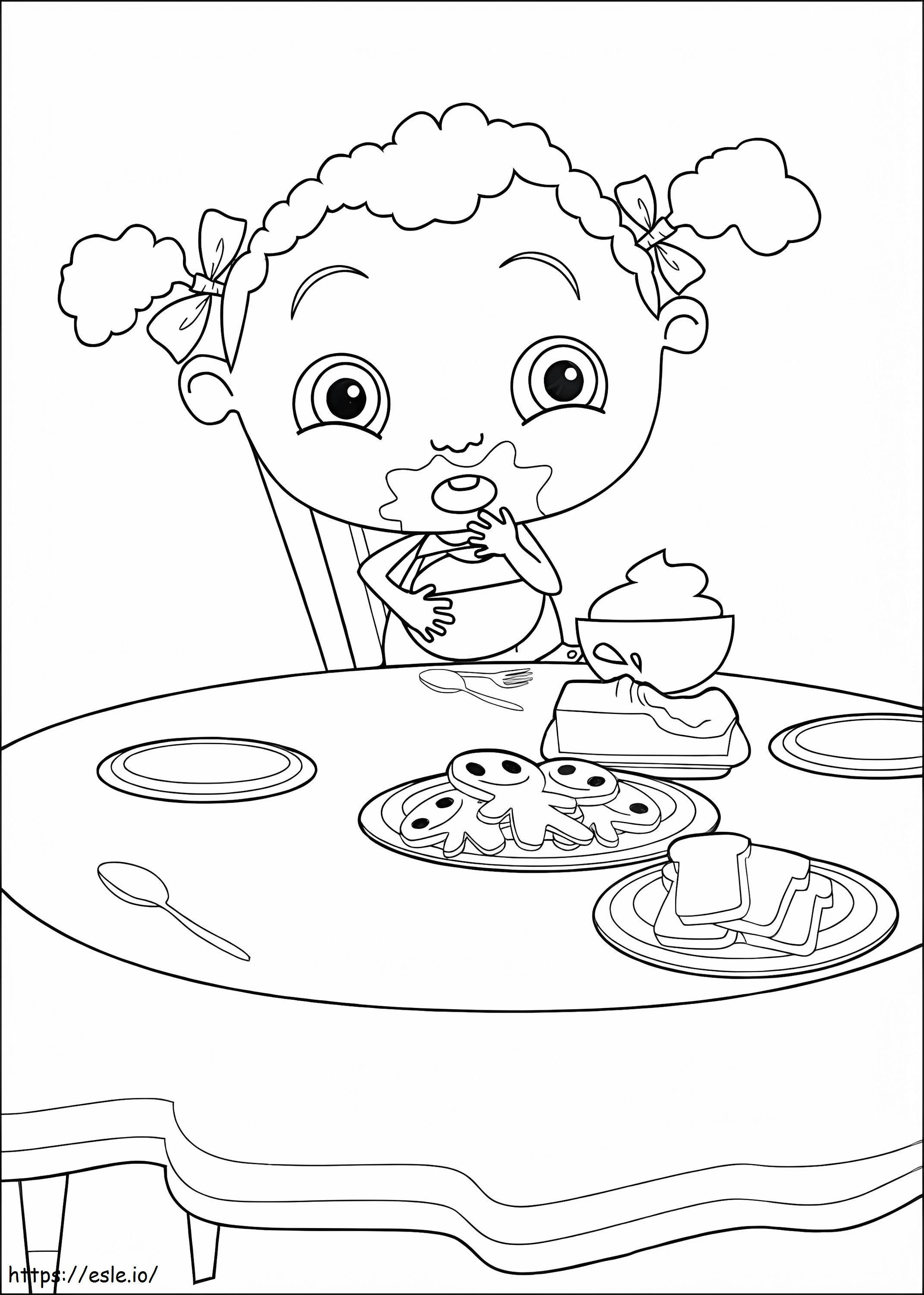 Funny Franny coloring page