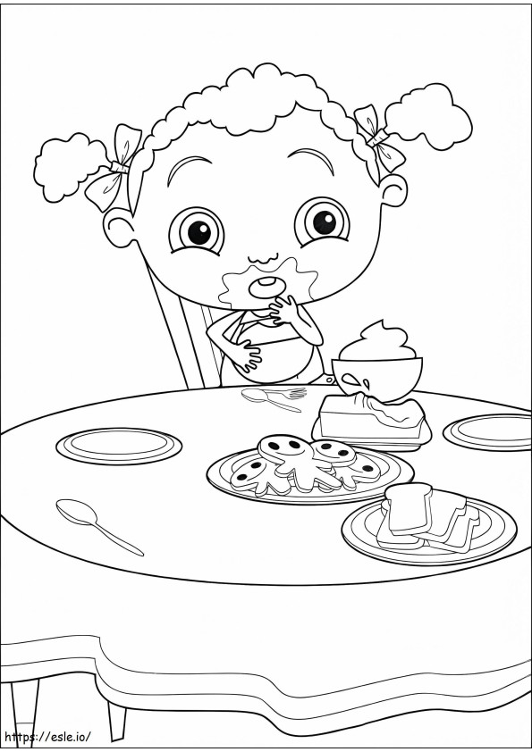 Funny Franny coloring page