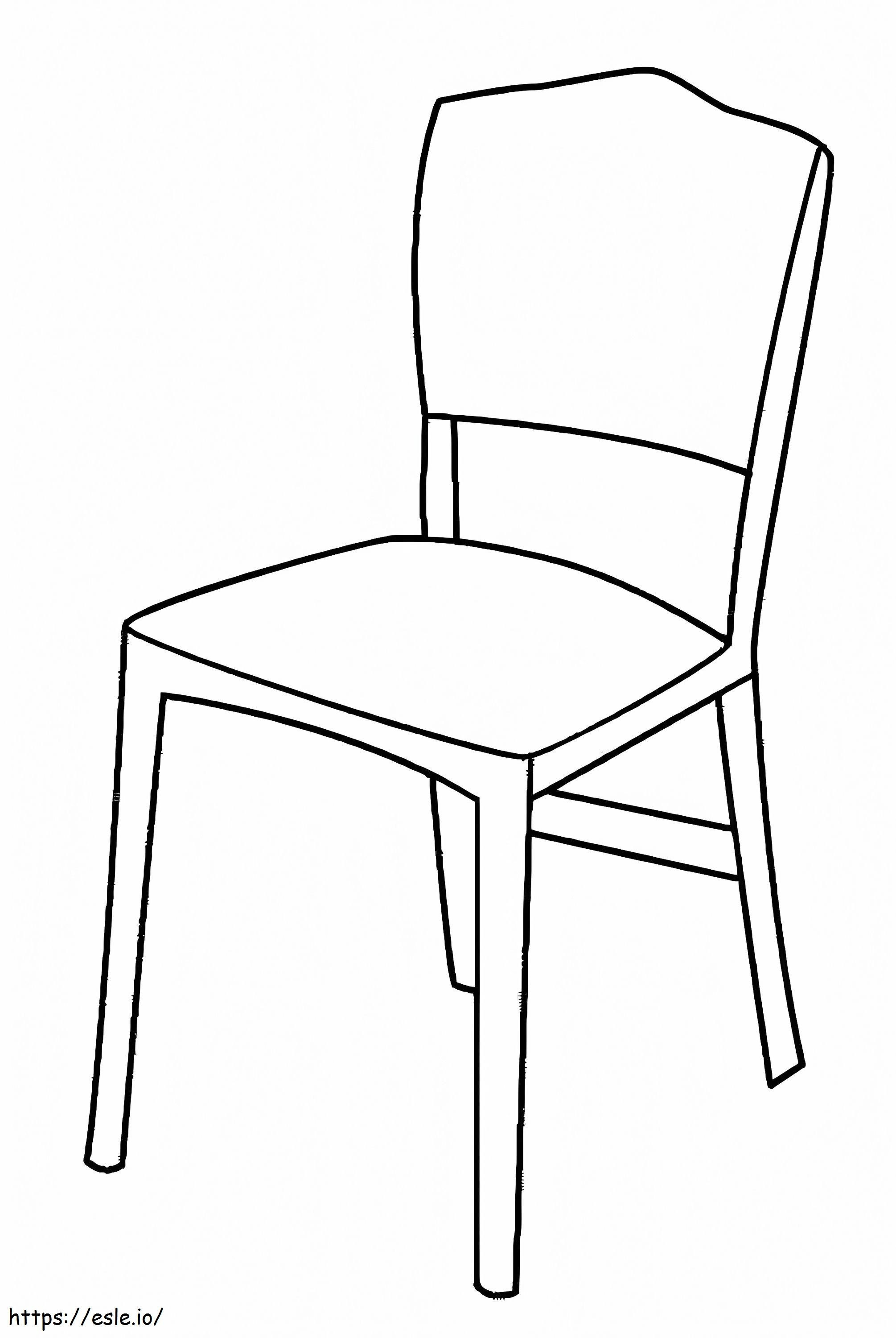 Nagyon könnyű szék kifestő