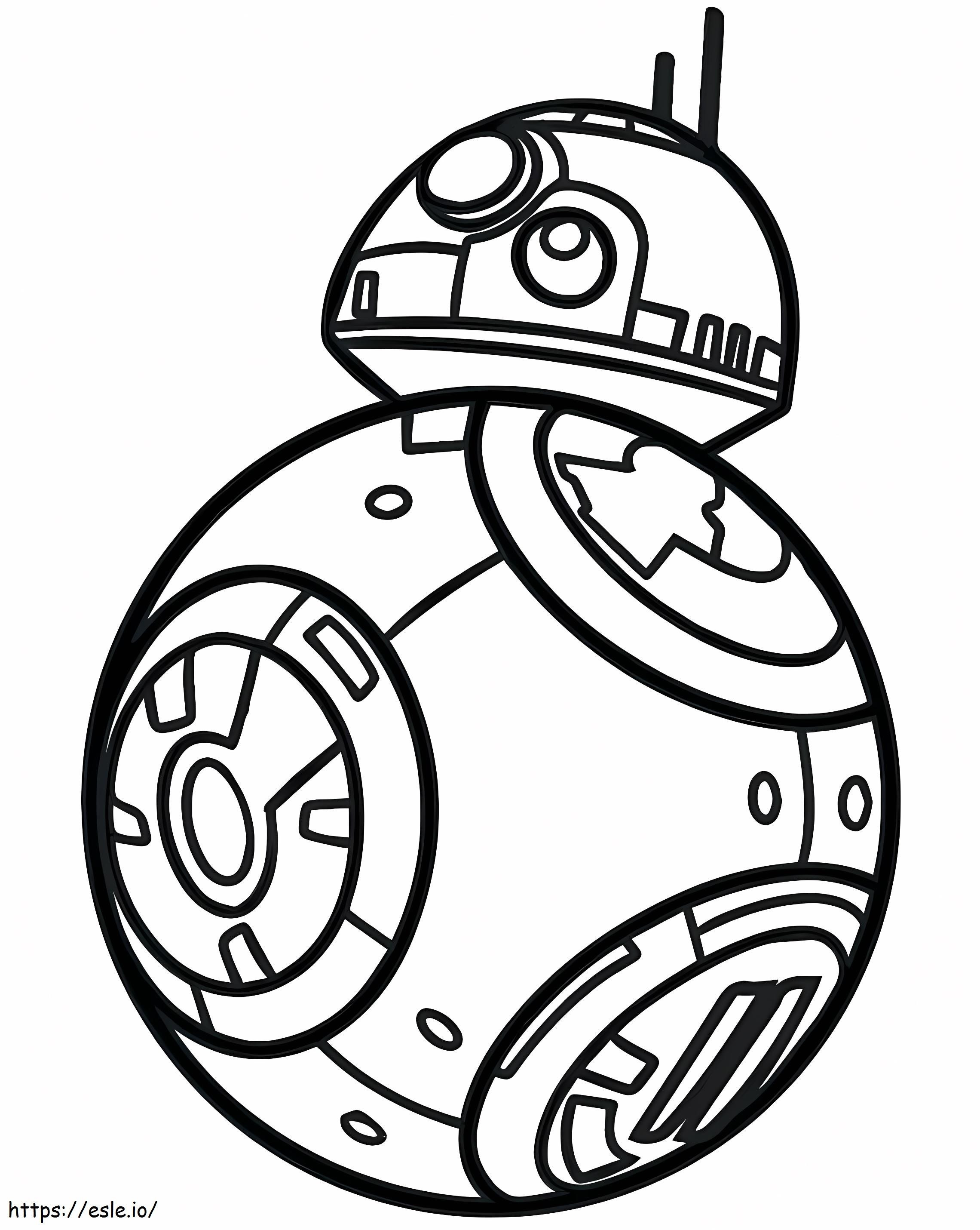 BB 8 Star Wars coloring page