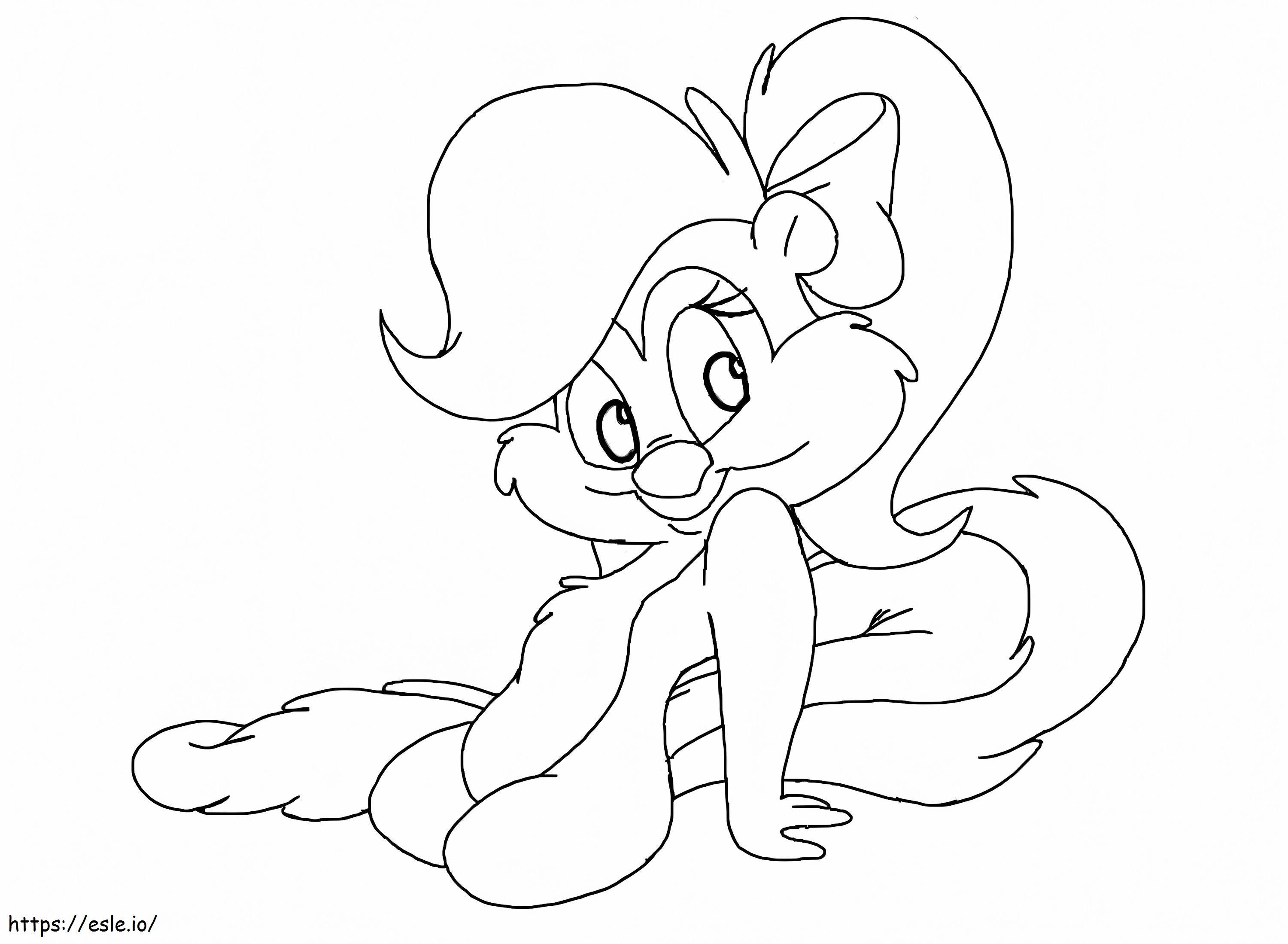 Fifi La Fume From Tiny Toon Adventures coloring page