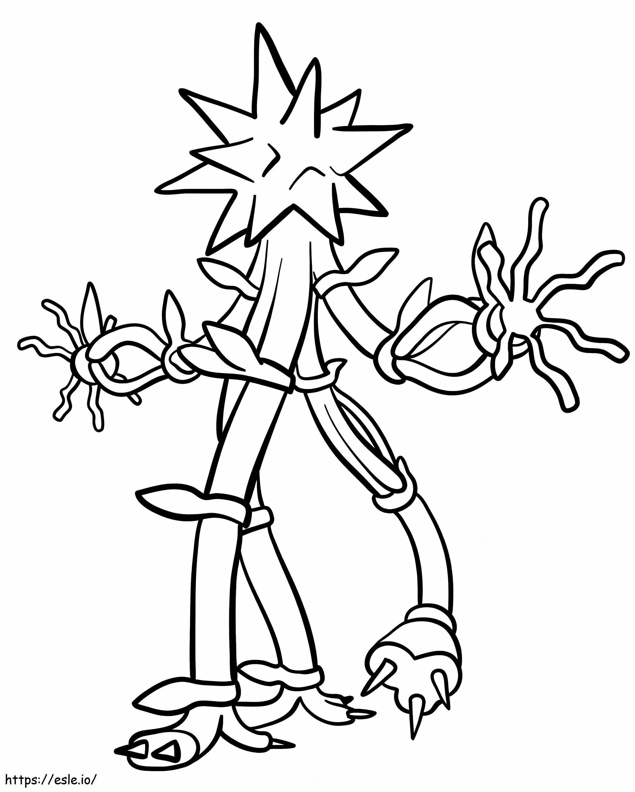 Free Xurkitree Pokemon coloring page