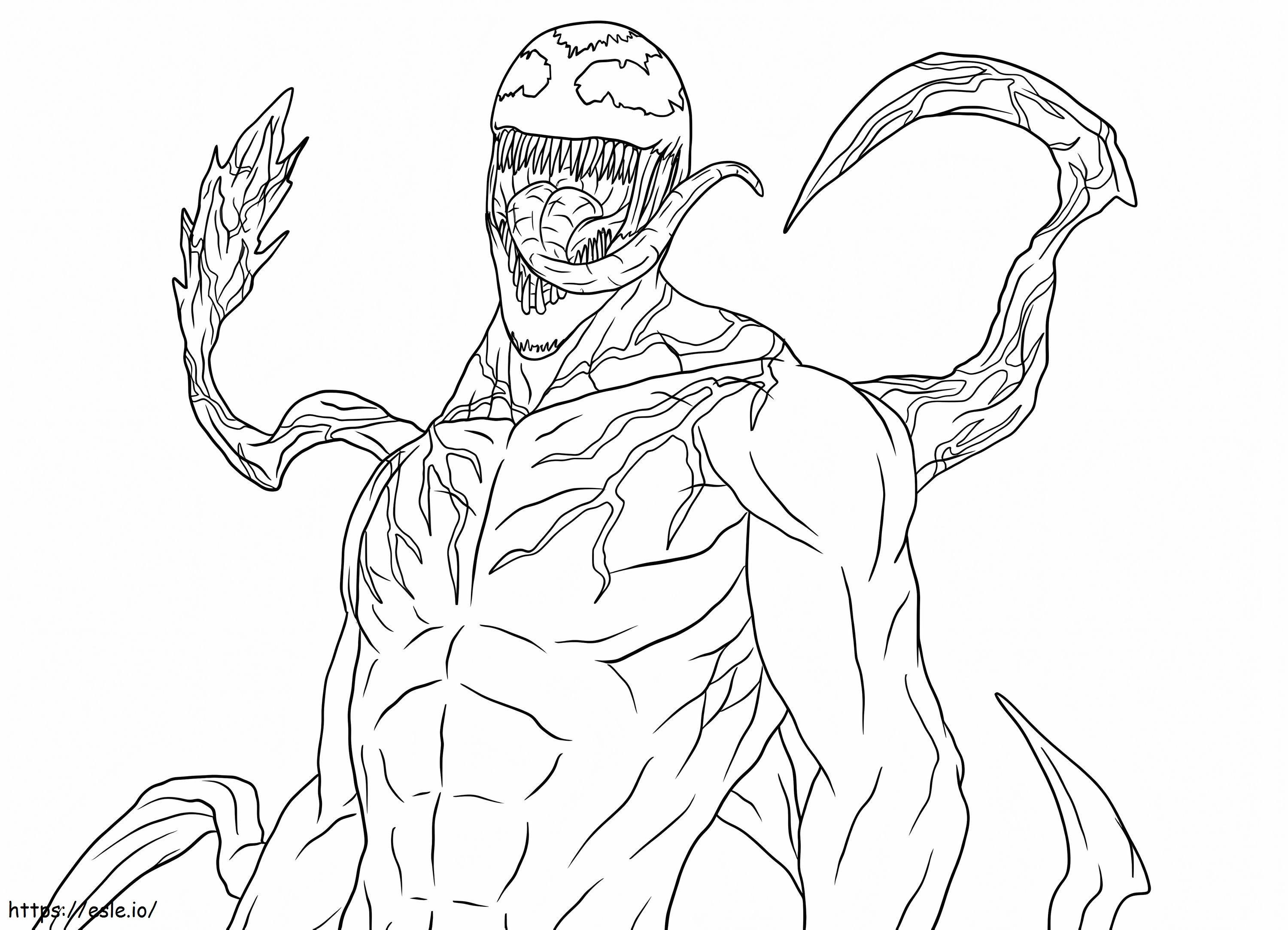 Evil Carnage coloring page