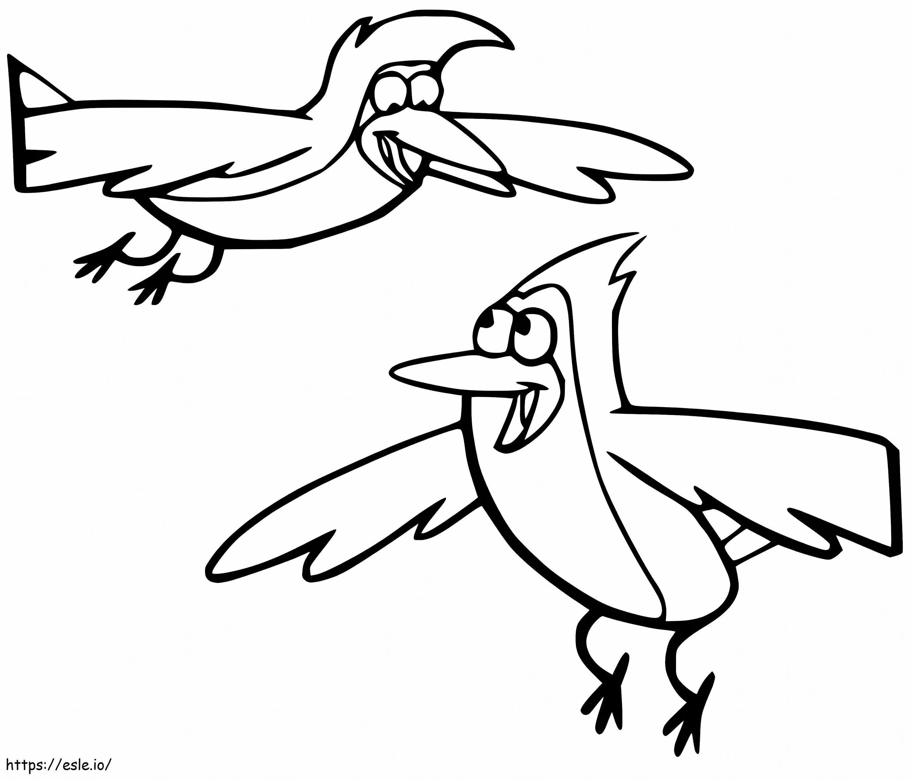 The Blue Jays coloring page