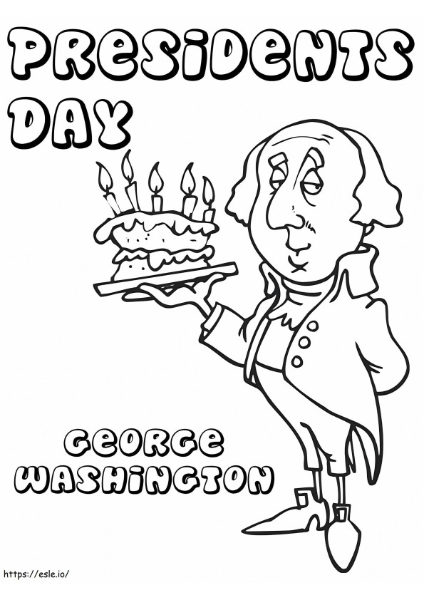 Presidents Day 13 coloring page