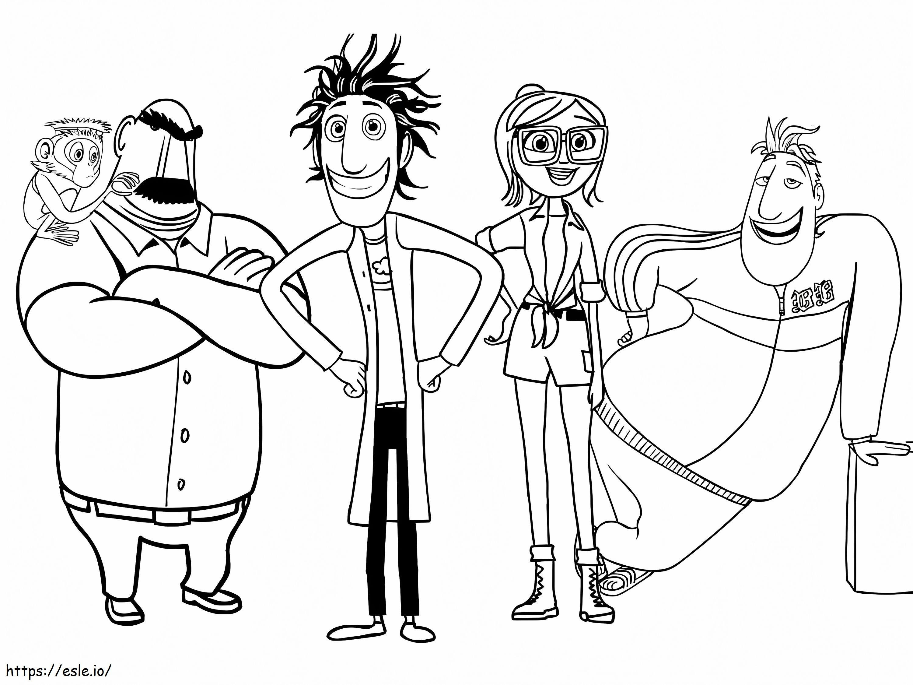 Cloudy With A Chance Of Meatballs 20 coloring page