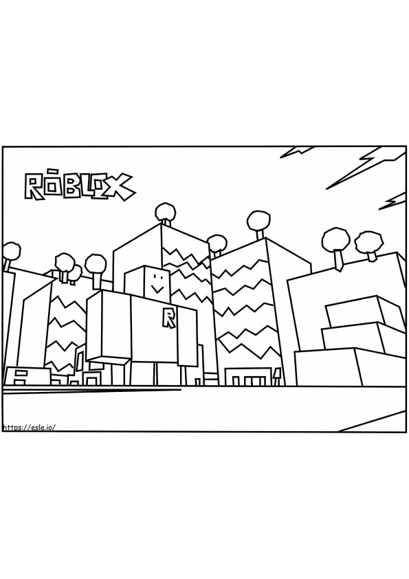 Roblox For Kids coloring page