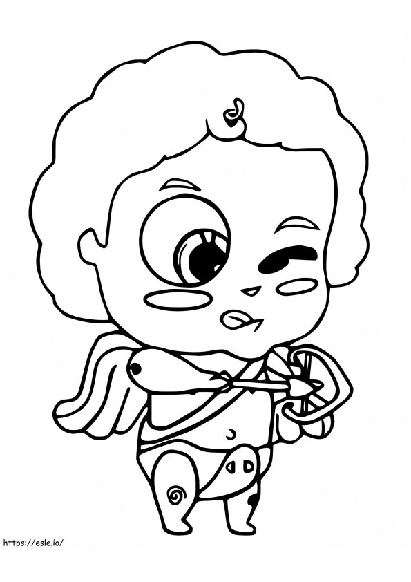 Cupid To Color coloring page