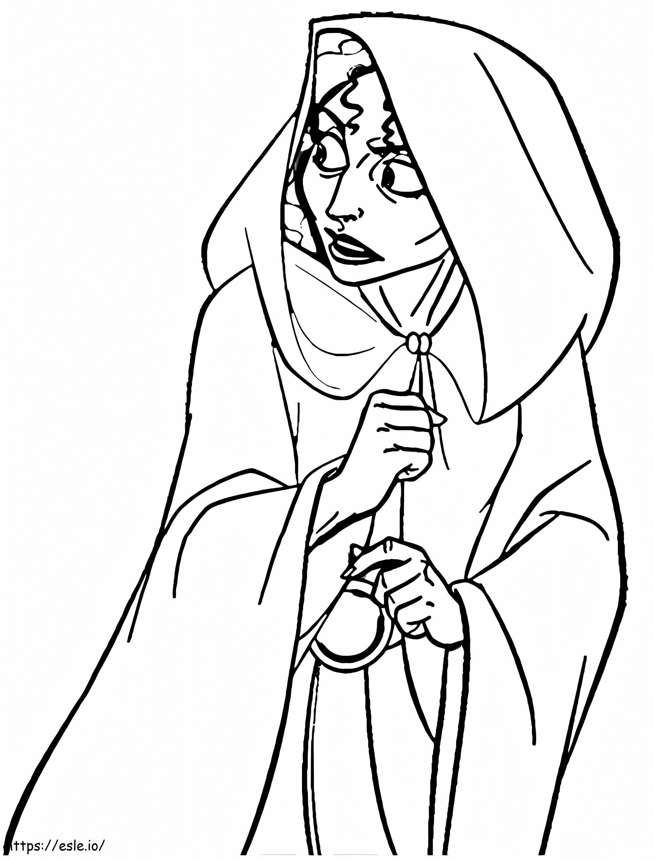 Free Printable Mother Gothel coloring page