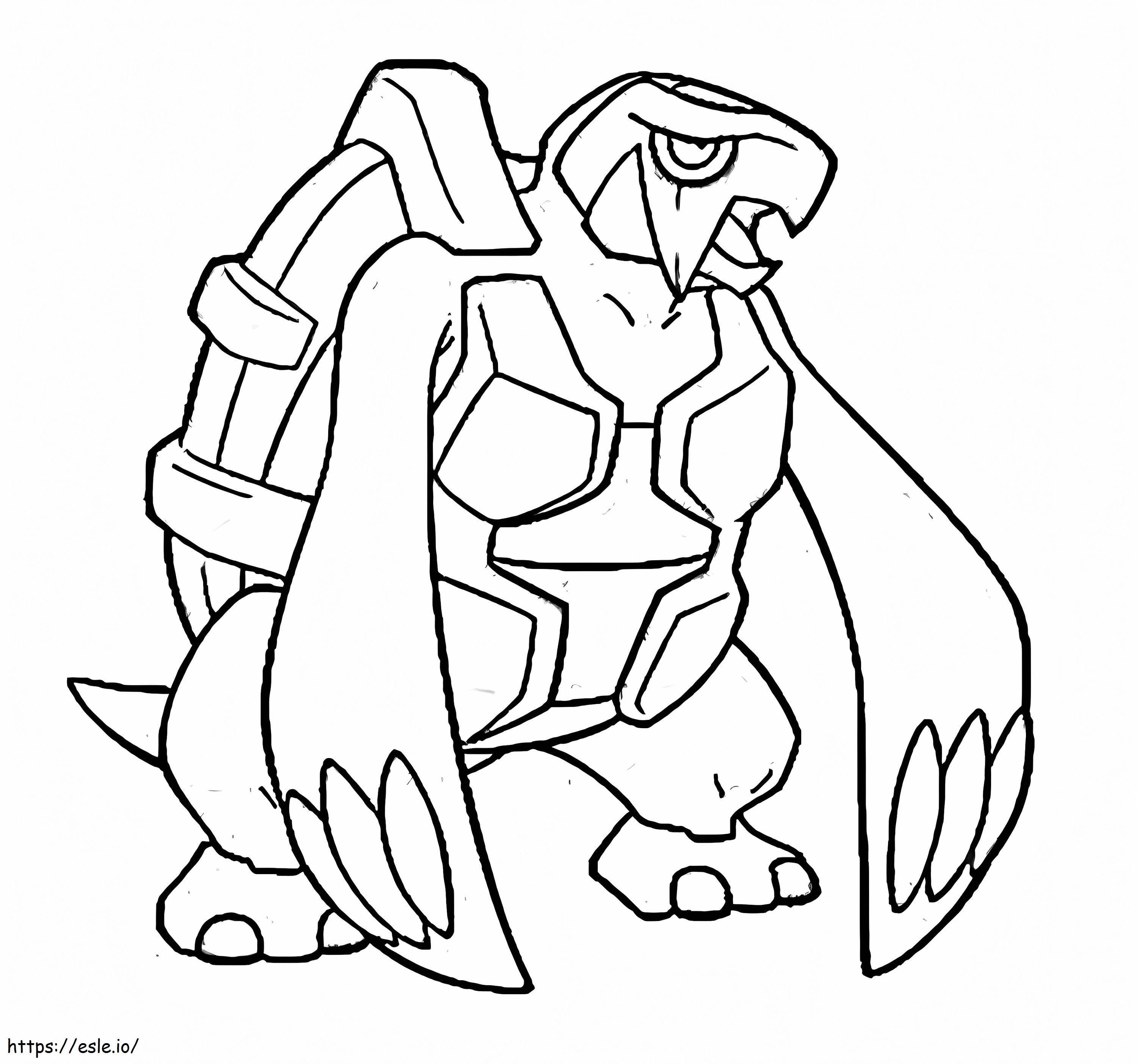 Pokemon Carracosta 1 coloring page