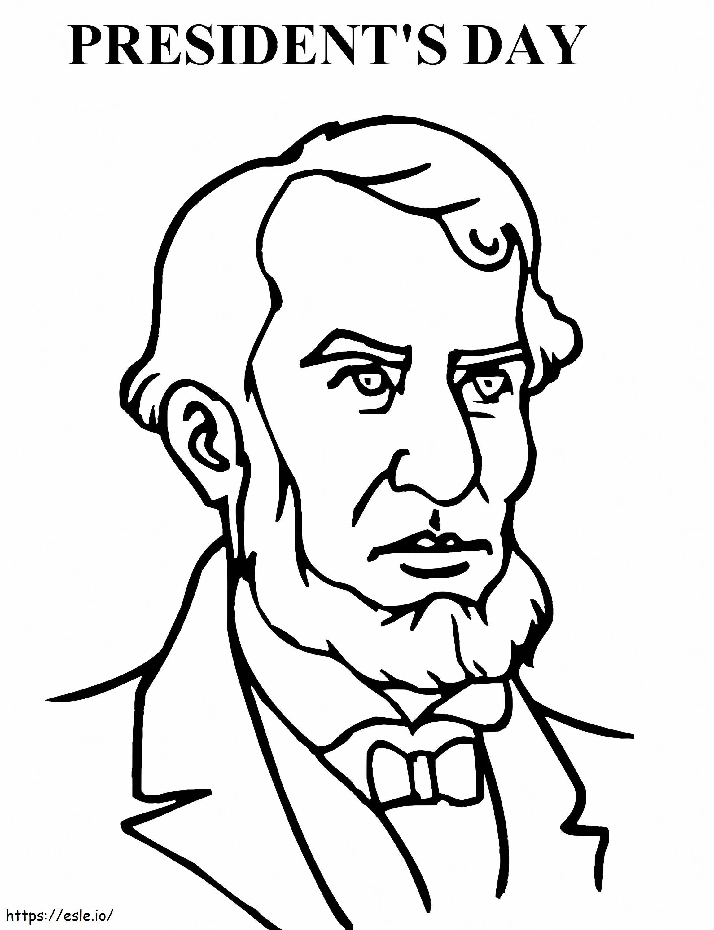 Presidents Day 2 coloring page