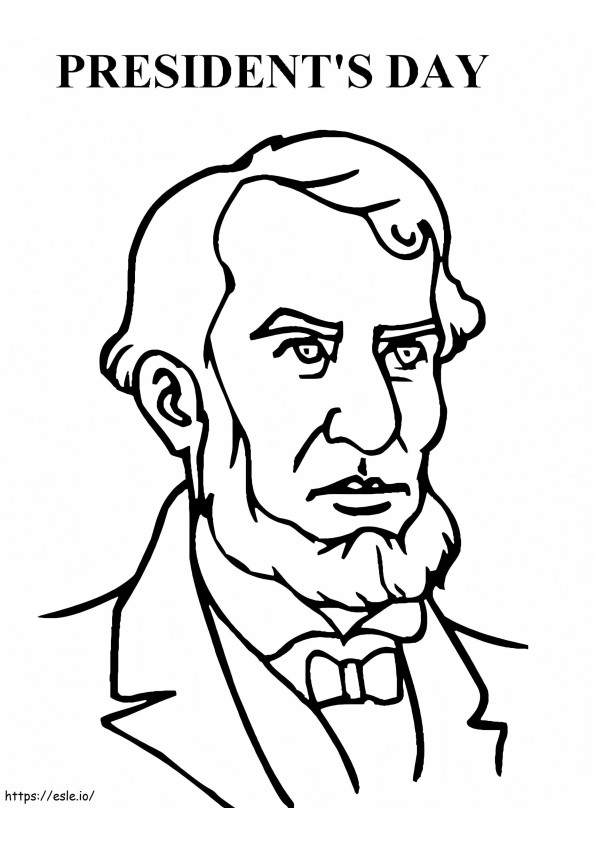 Presidents Day 2 coloring page