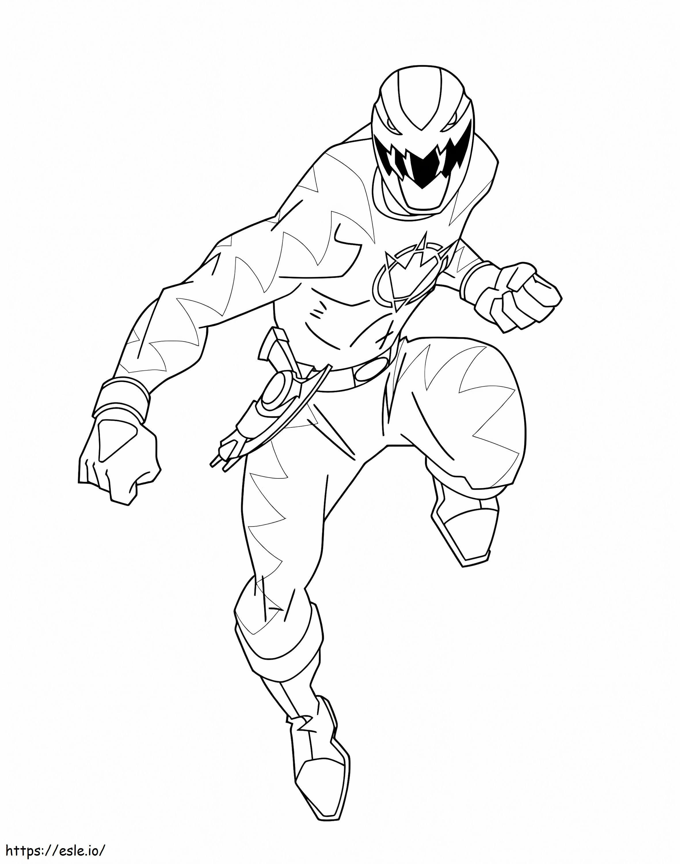 Power Rangers Dino Trovão para colorir