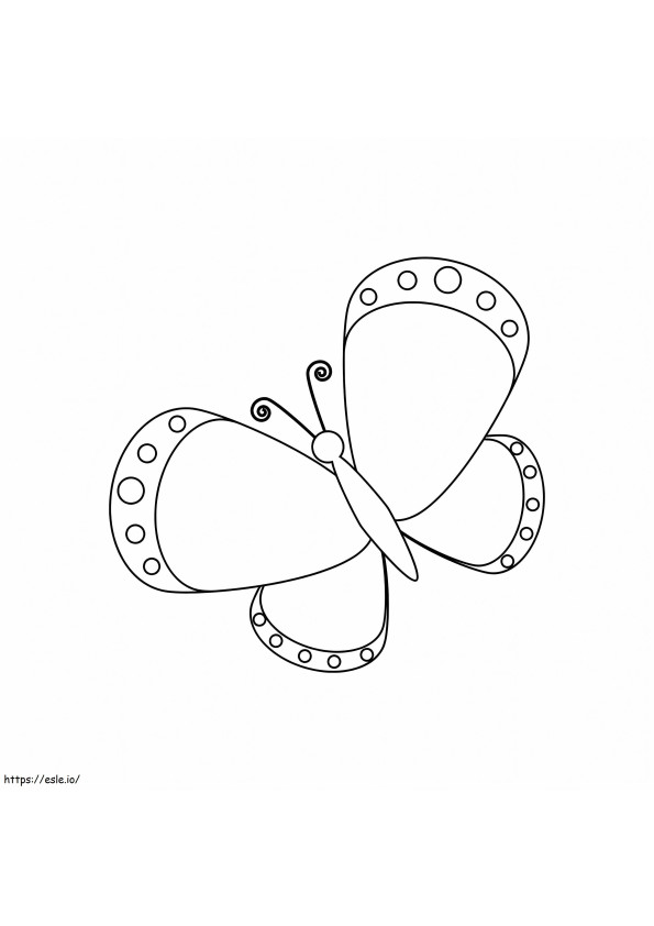 Good Butterfly coloring page