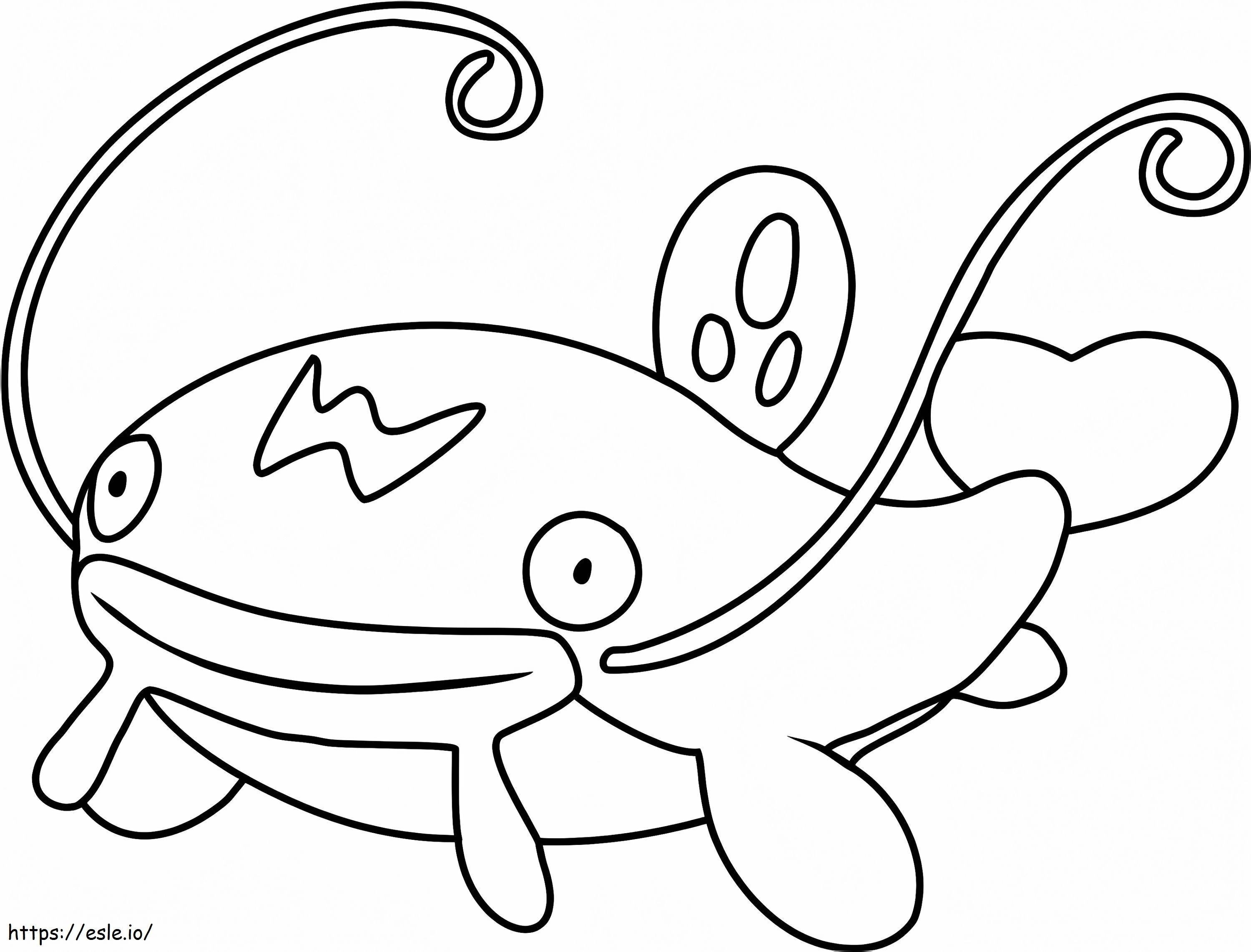 Coloriage Pokémon Whiscash Gen 3 à imprimer dessin