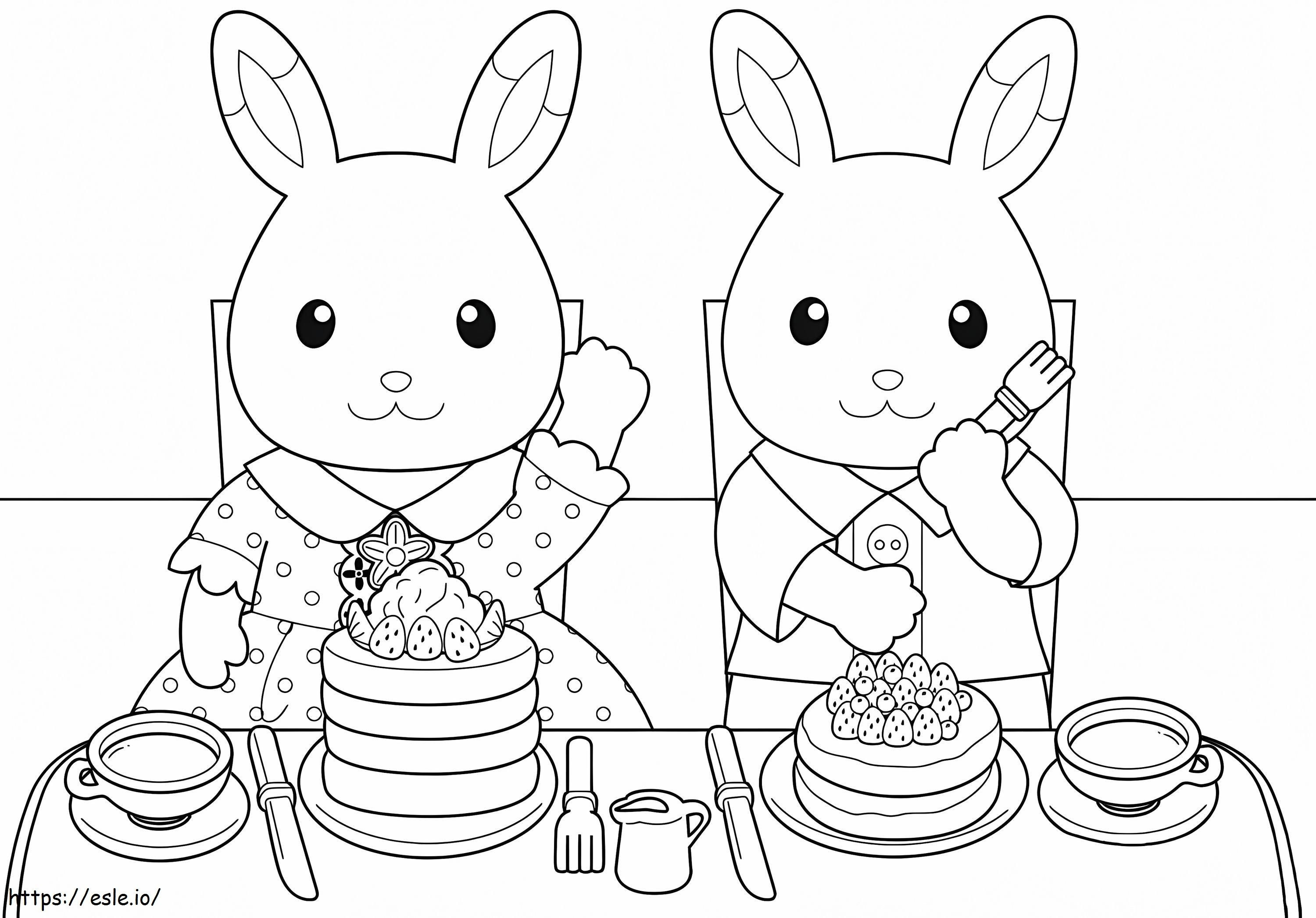 Sylvanian Families To Color coloring page