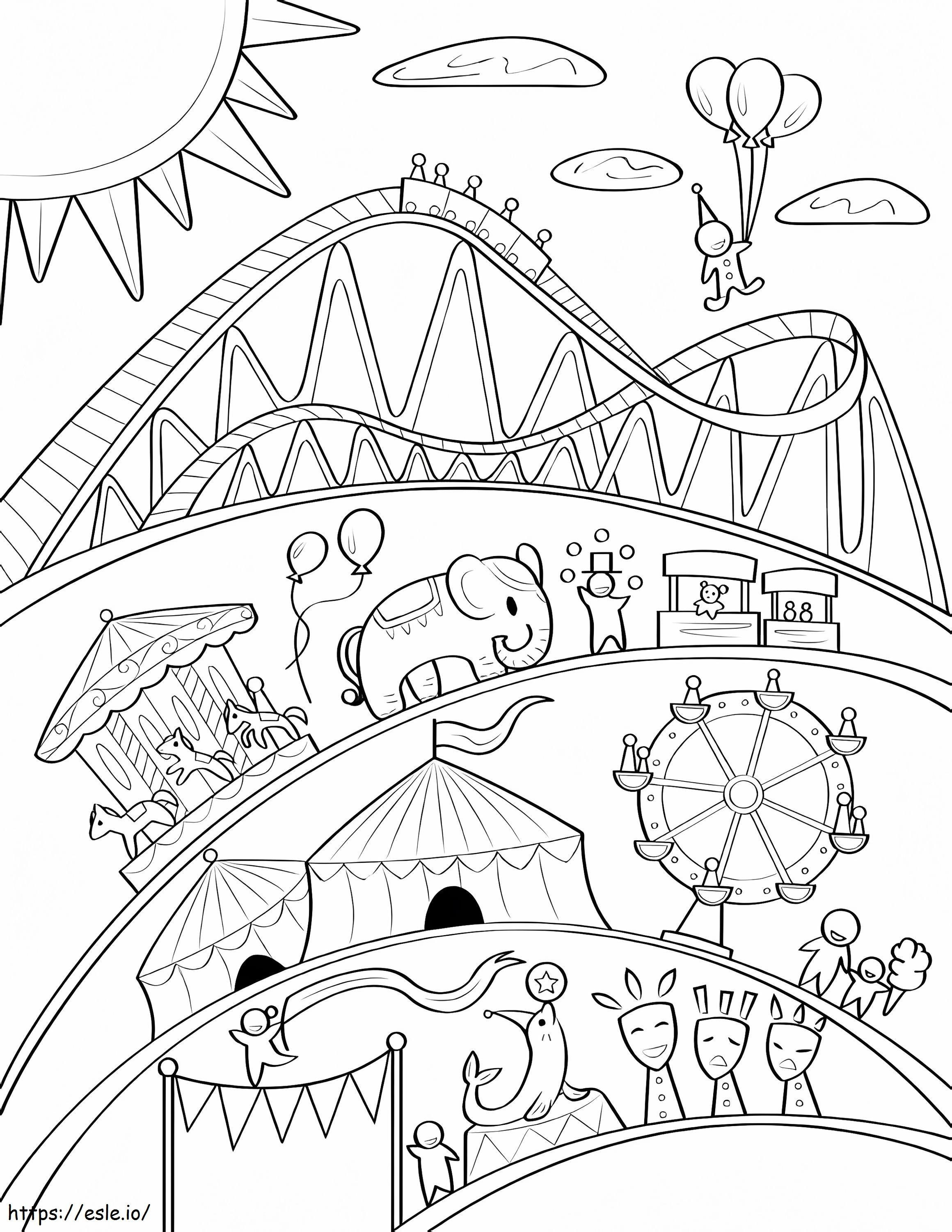 Carnival 20 coloring page