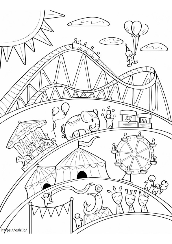Carnival 20 coloring page