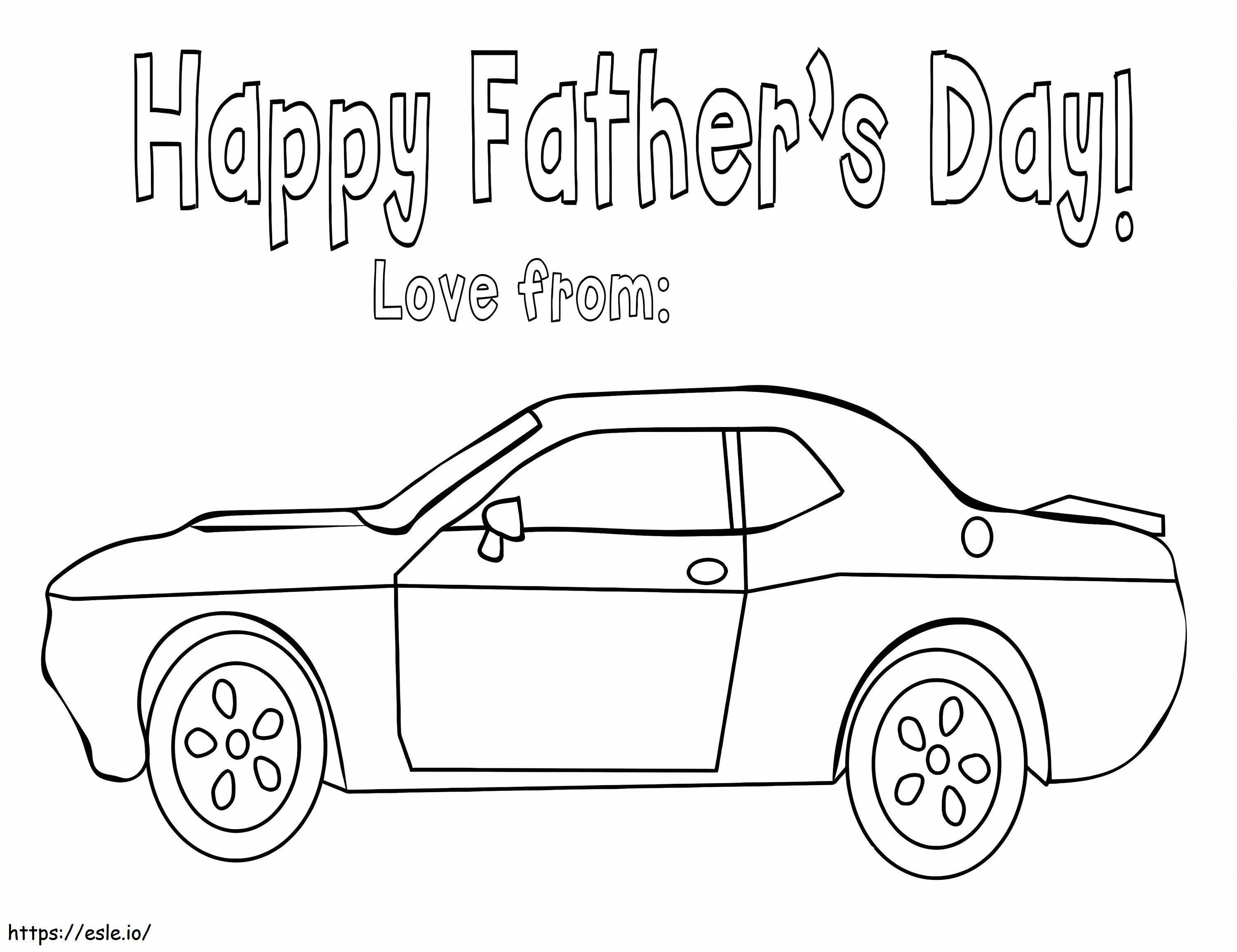 Fathers Day To Print coloring page