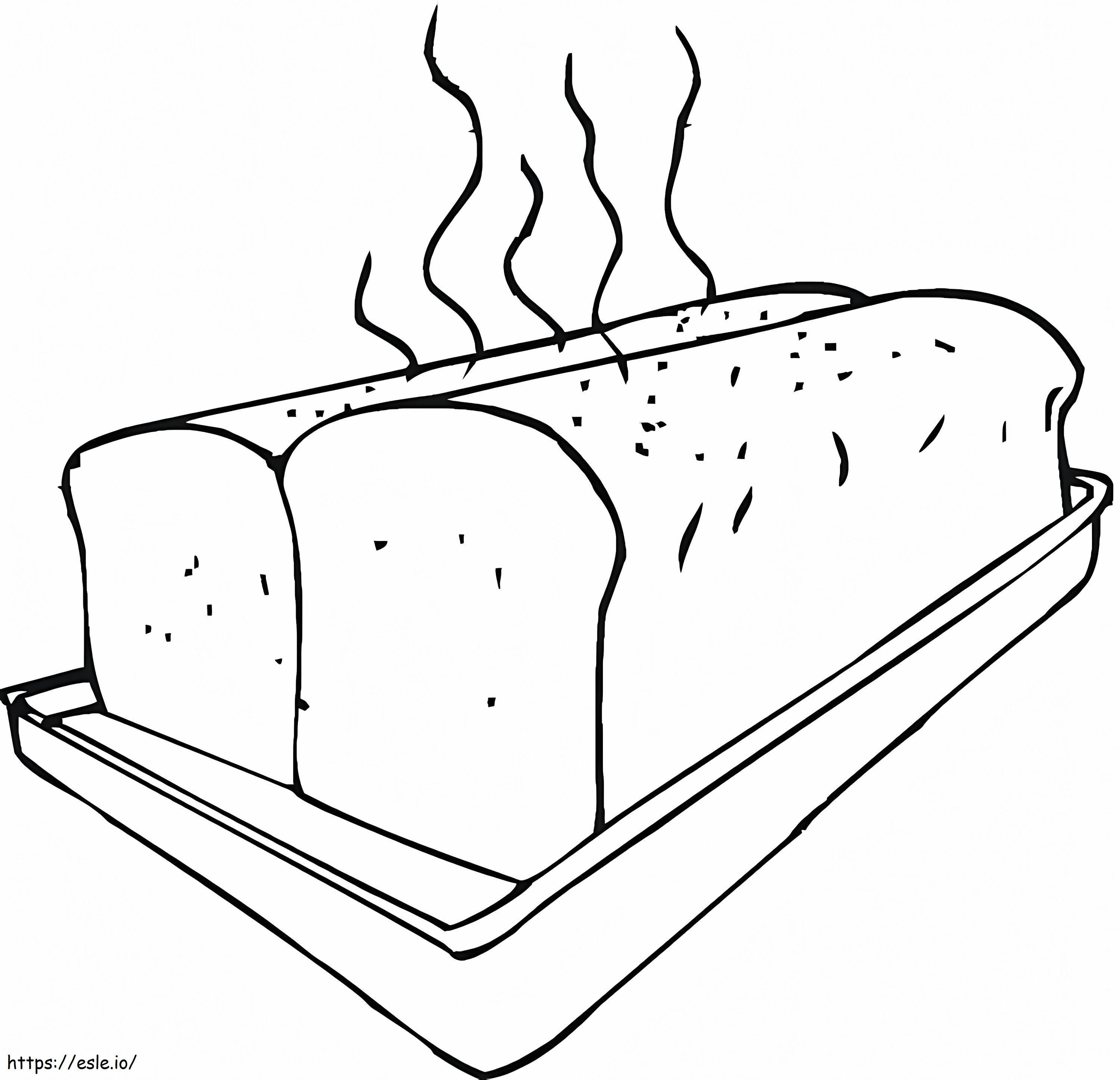 Heißes Brot ausmalbilder