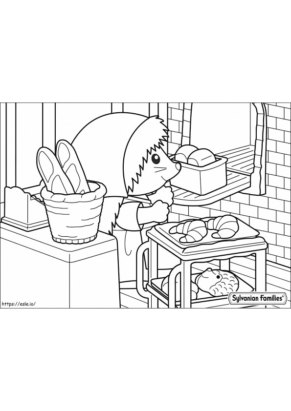 Sylvanian Families 1 coloring page