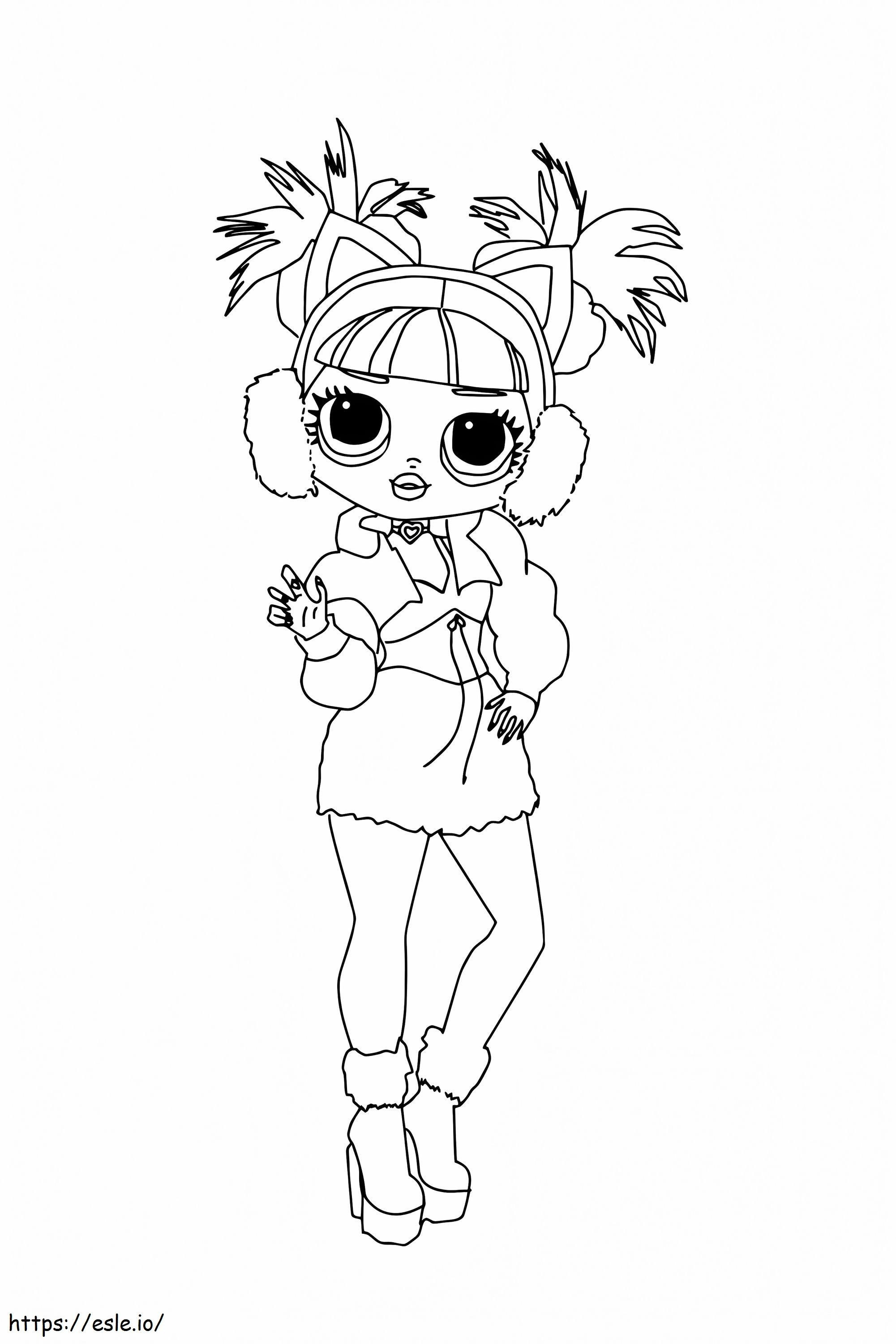 Lol Omg Winter Miss Meow 683X1024 coloring page