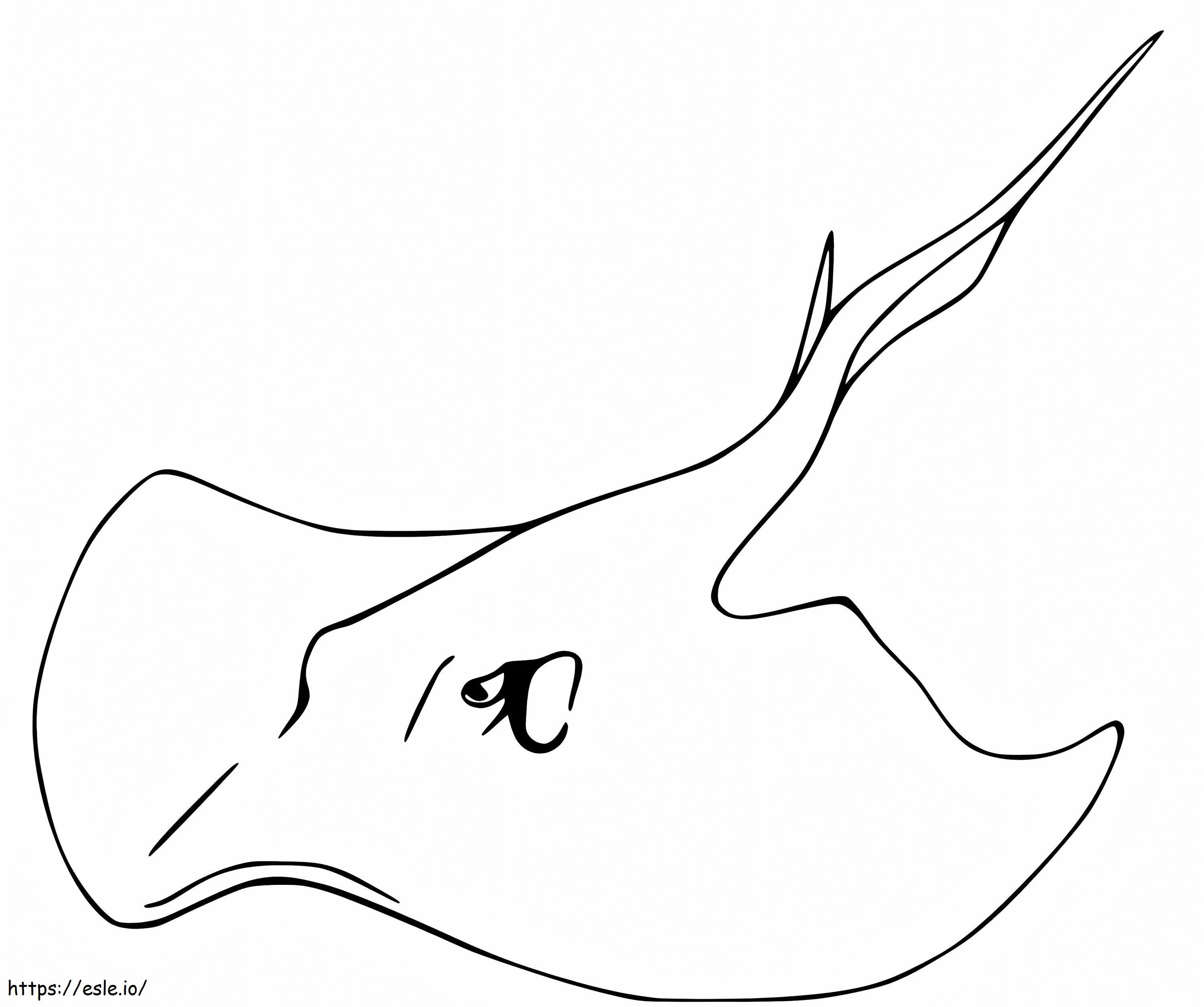 Short Tail Stingray värityskuva