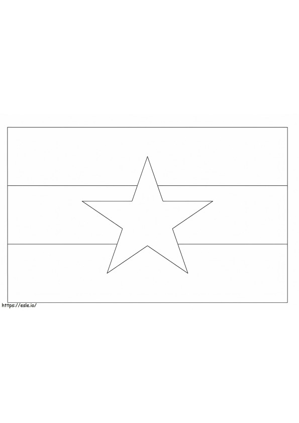 Myanmarin lippu värityskuva
