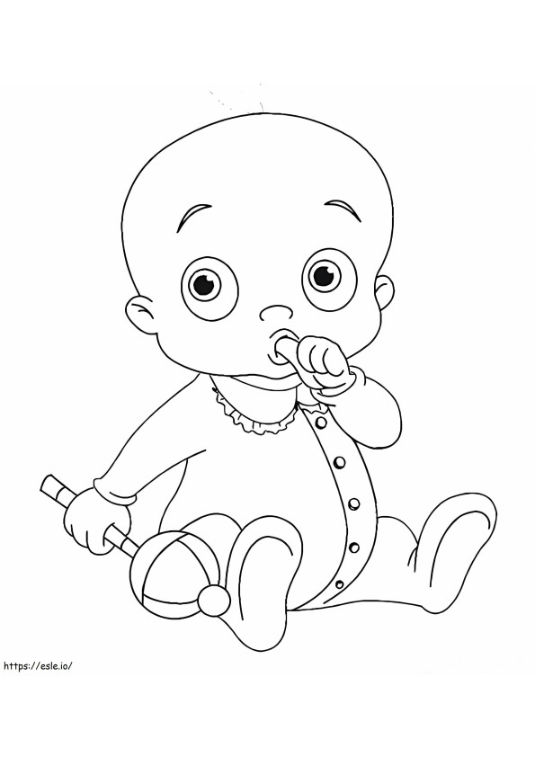 Awesome Baby coloring page