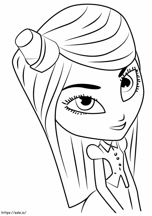 Mary Beth From The Book Of Life coloring page
