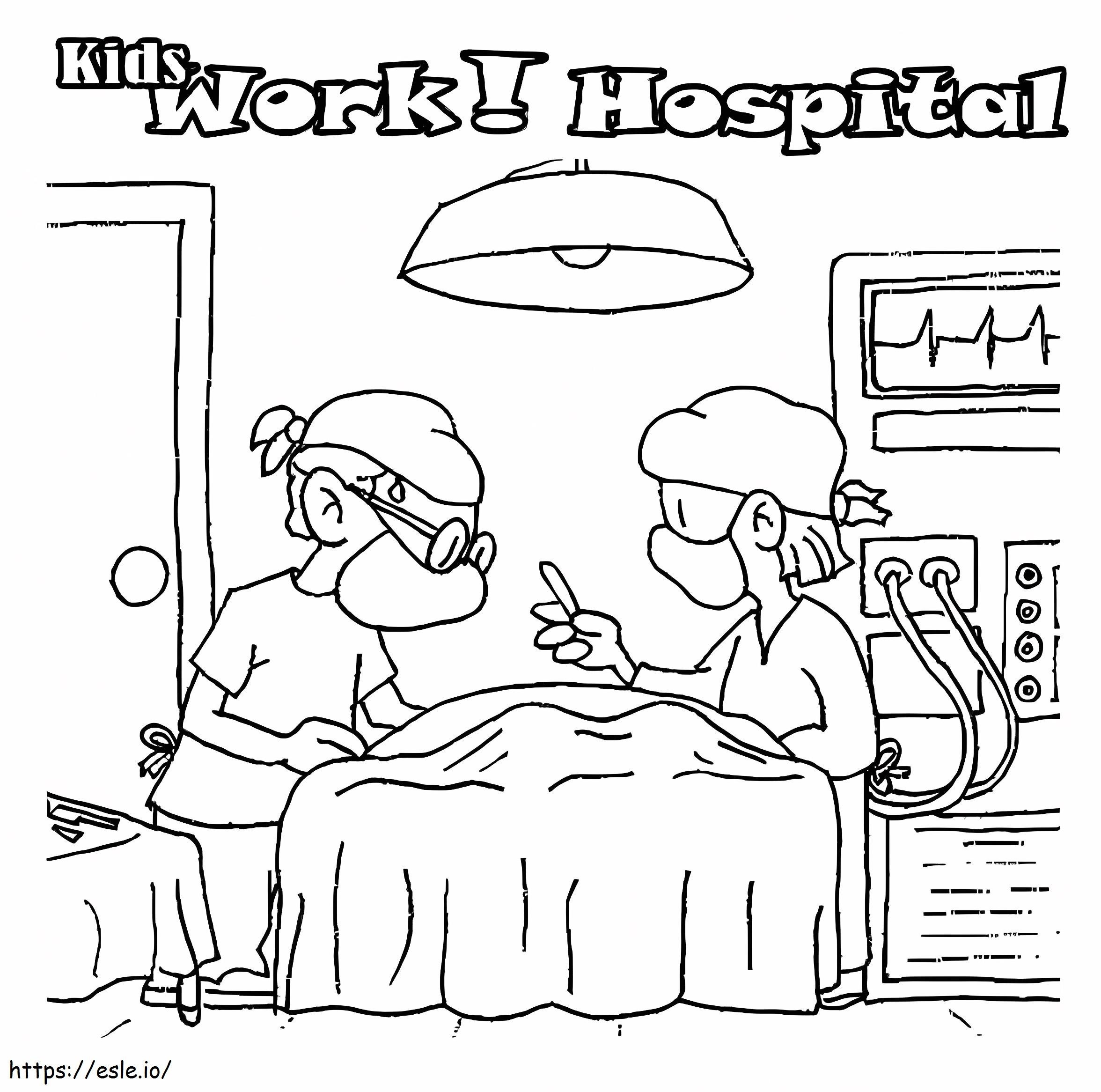 Doctors Hospital coloring page