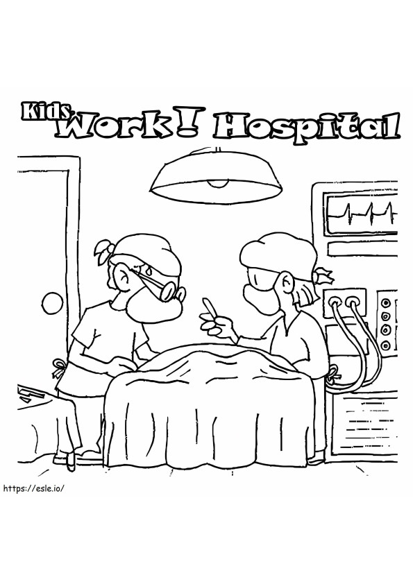 Doctors Hospital coloring page