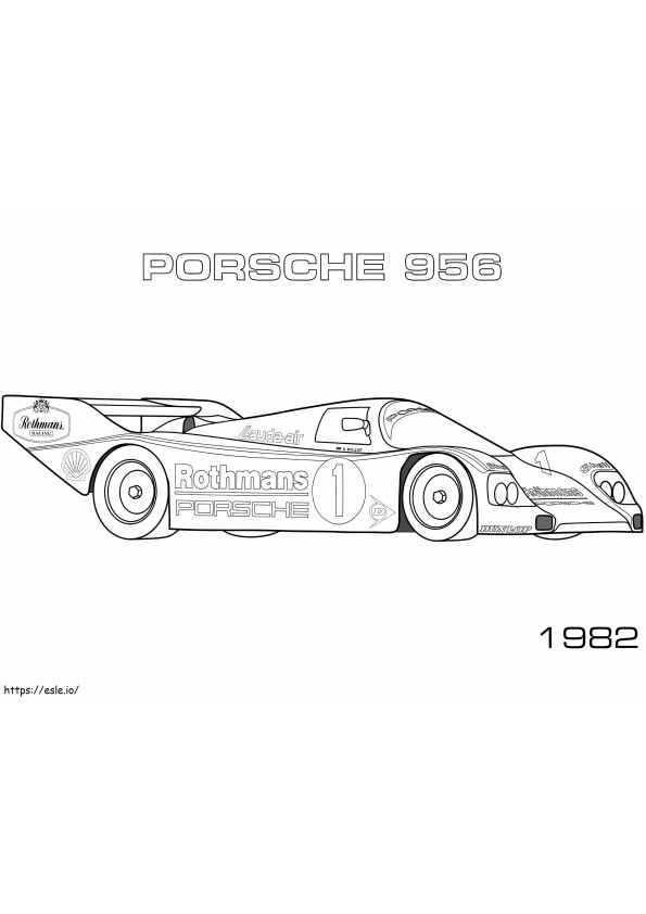 1585988694 1982 Porsche 956 para colorir