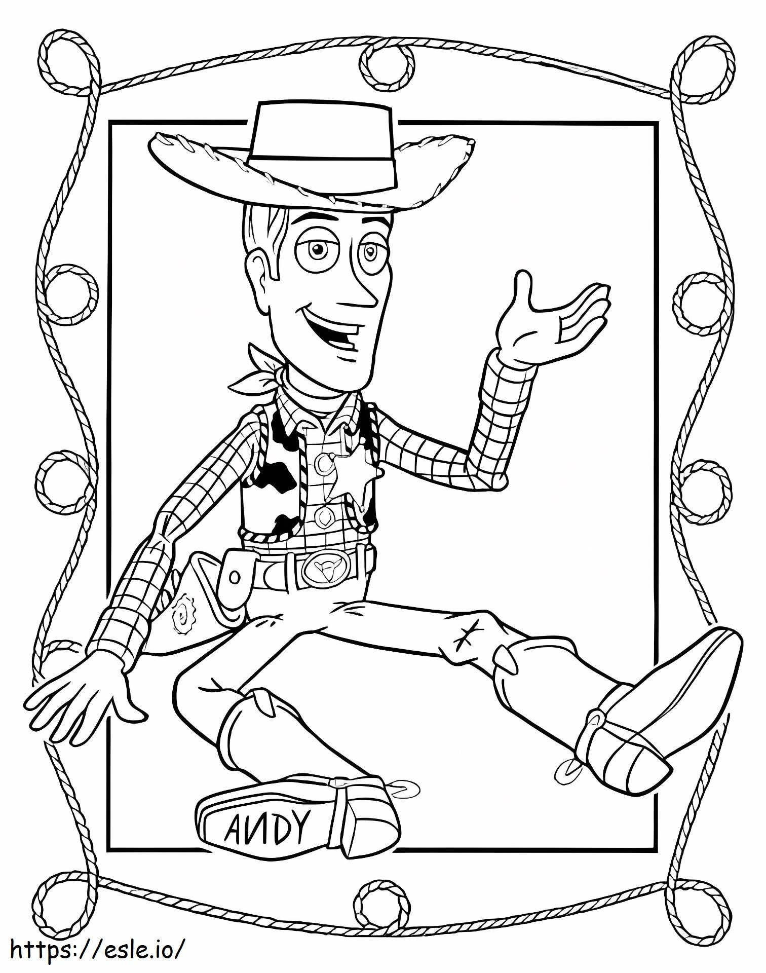Sheriffi Woody värityskuva