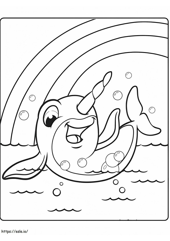 Narwhal Rainbow Washimals