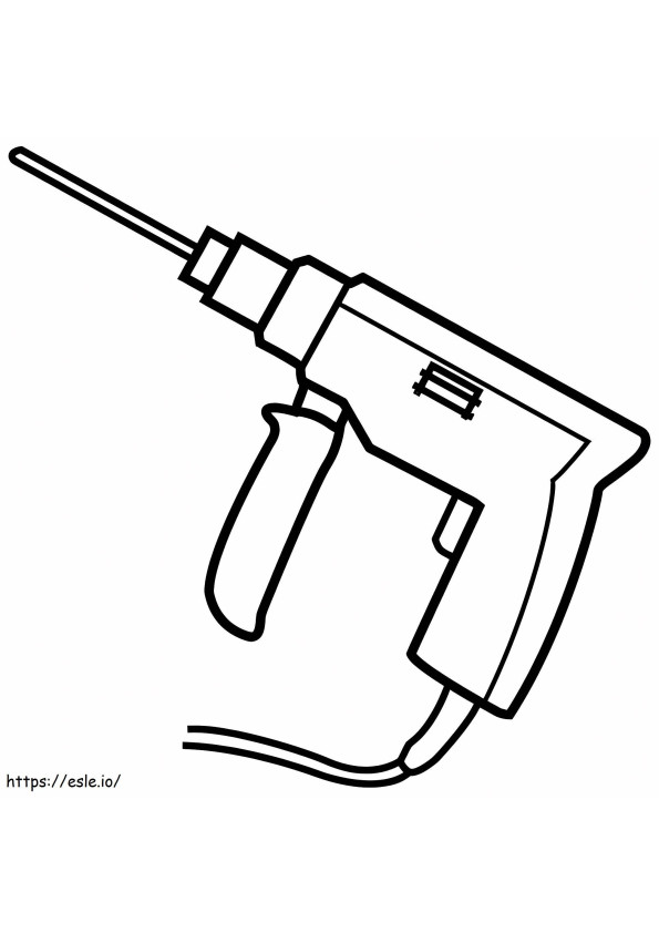 Easy Drill coloring page
