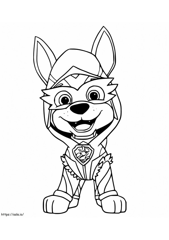 Super Tracker coloring page