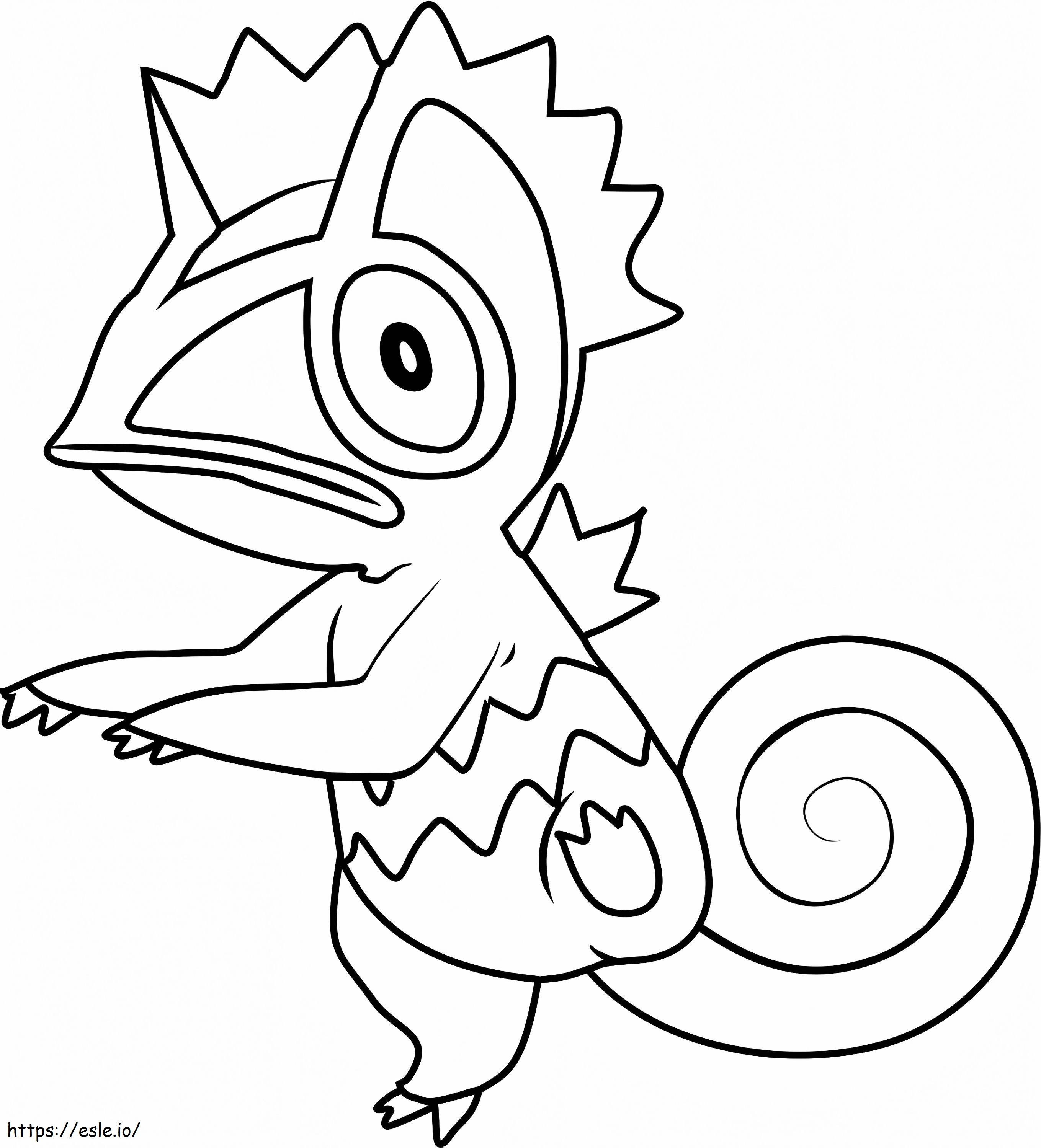 Coloriage Pokémon Kecléon à imprimer dessin