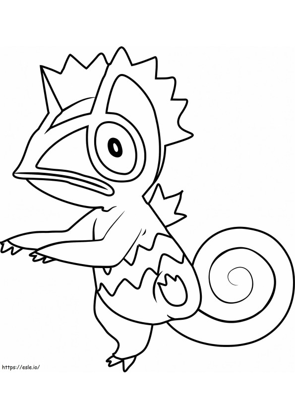 Kecleon Pokemon coloring page