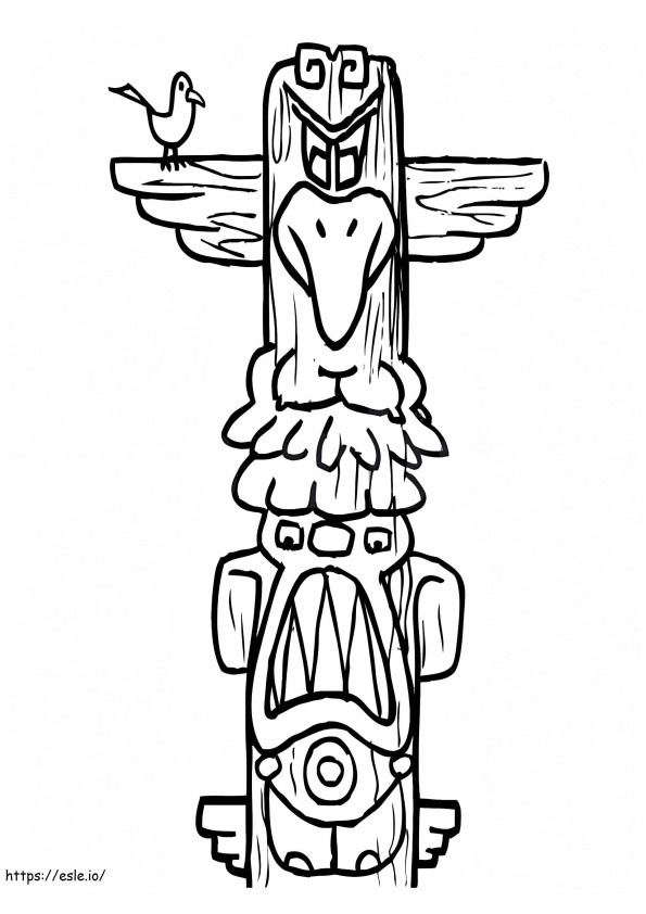 Totem Field 8 coloring page