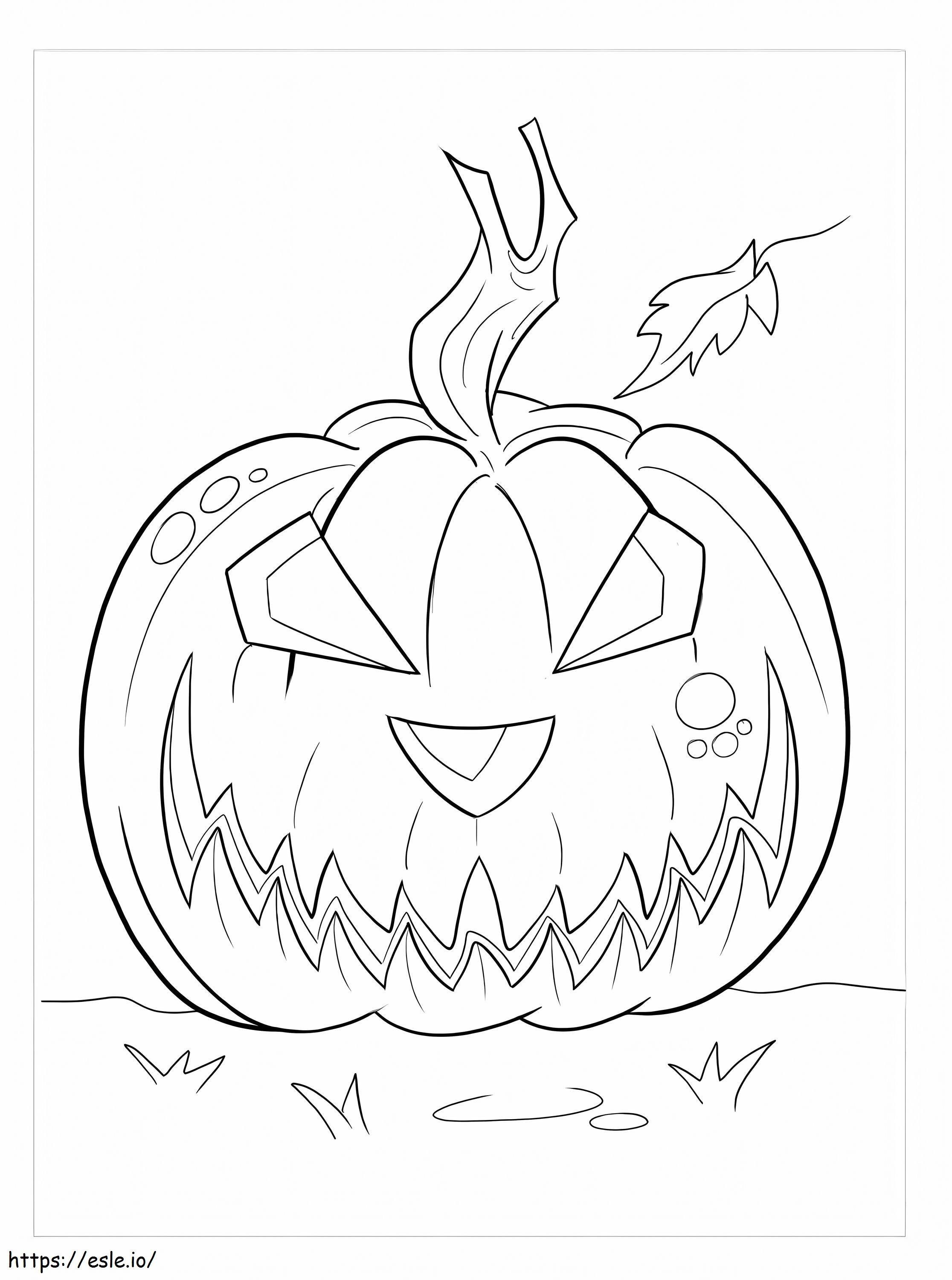 Ghost Pumpkin coloring page